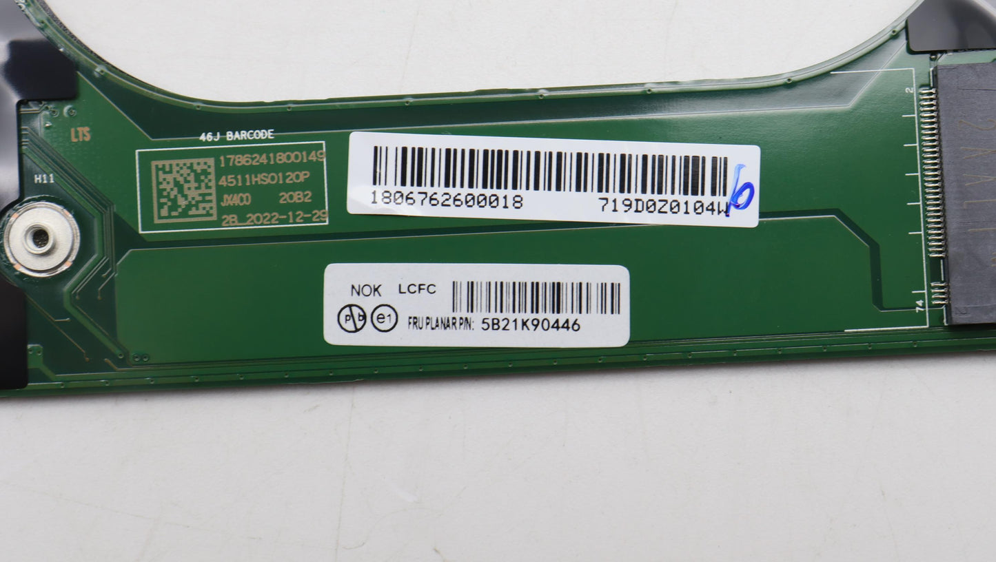Lenovo Bdplanar Nok,I71265U,32,Ya,Ydt - 5B21K90446