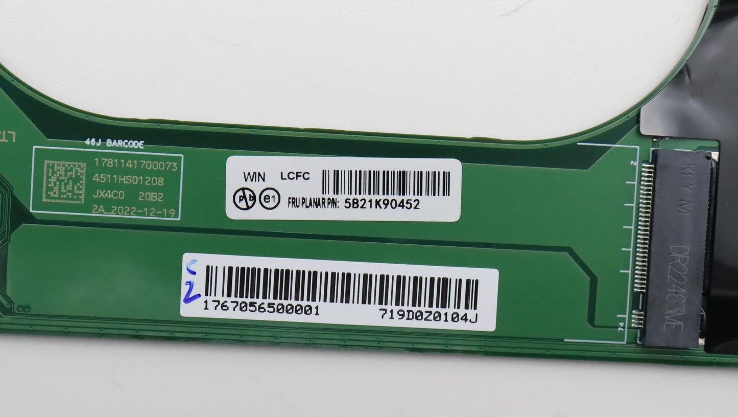 Lenovo Motherboard i7-1270P, 16GB RAM, AMT, Windows DPK - 5B21K90452