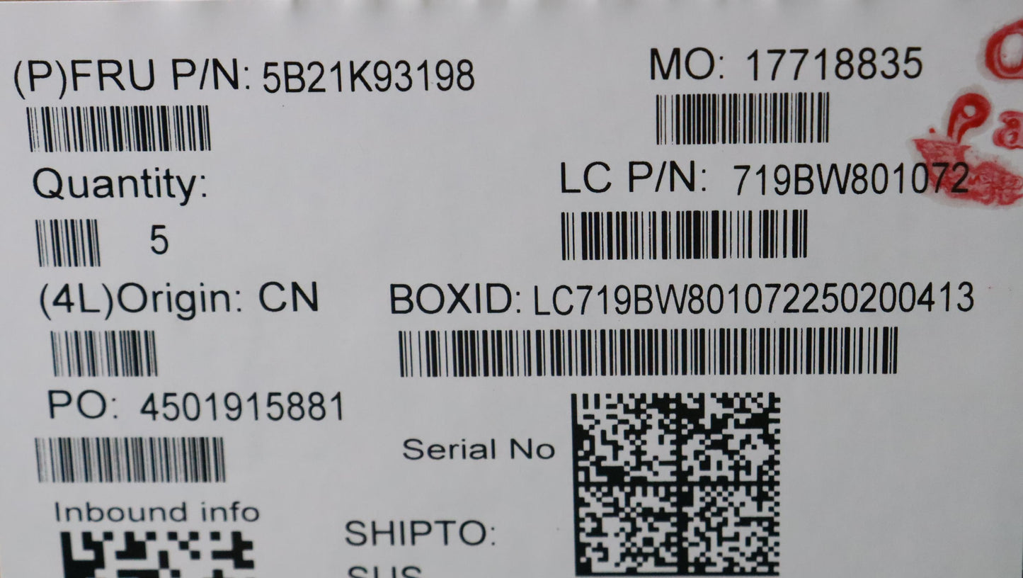 Lenovo System Board, i5-1135G7, 8GB, WIN, TPM2 - 5B21K93198