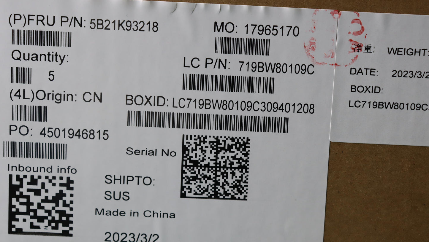 Lenovo Bdplanar Win,I5-1135G7,32G,Ytp - 5B21K93218