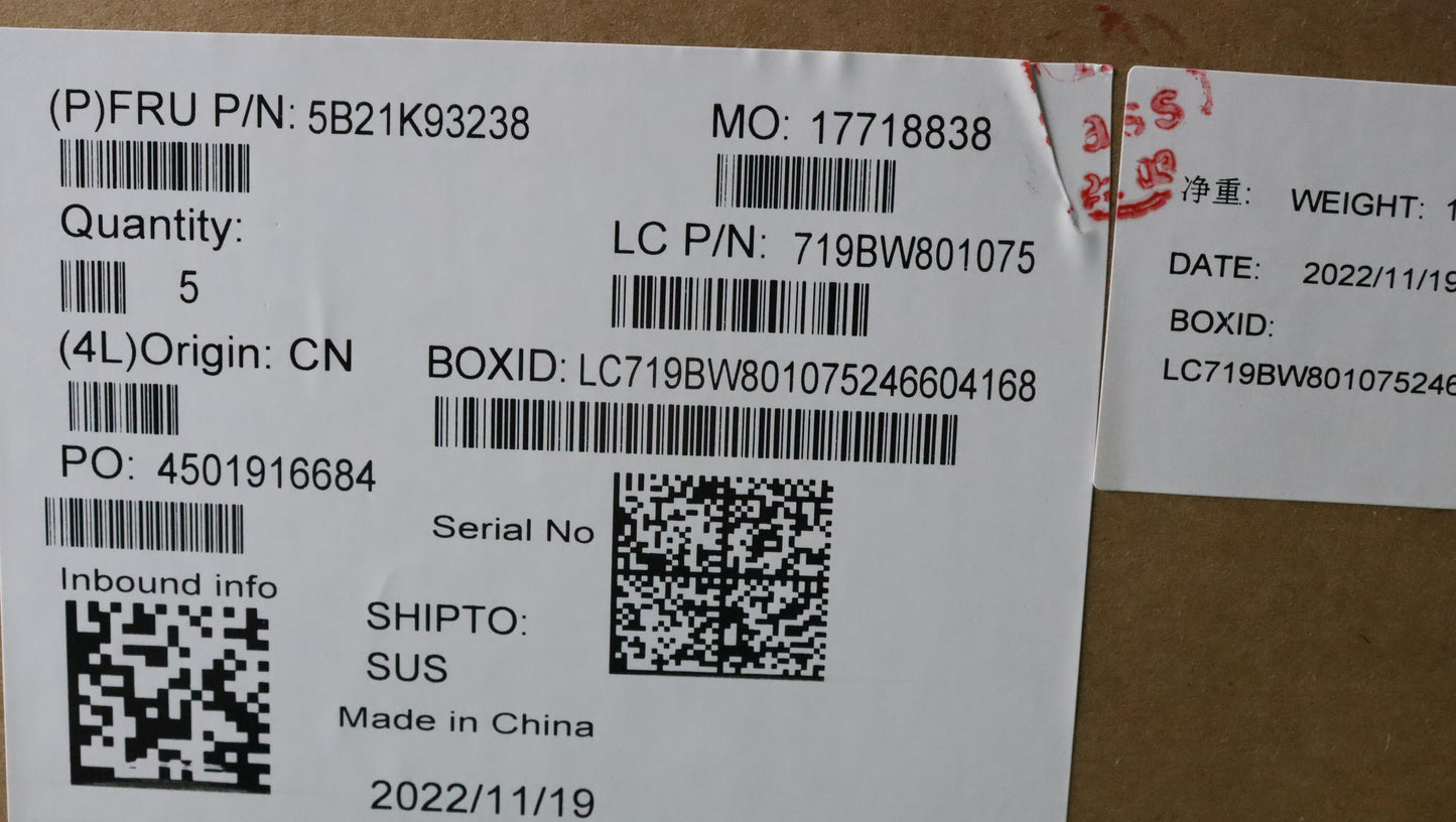 Lenovo - BDPLANAR WIN, i7-1165G7, 16G, yTPM2, yAB - 5B21K93238