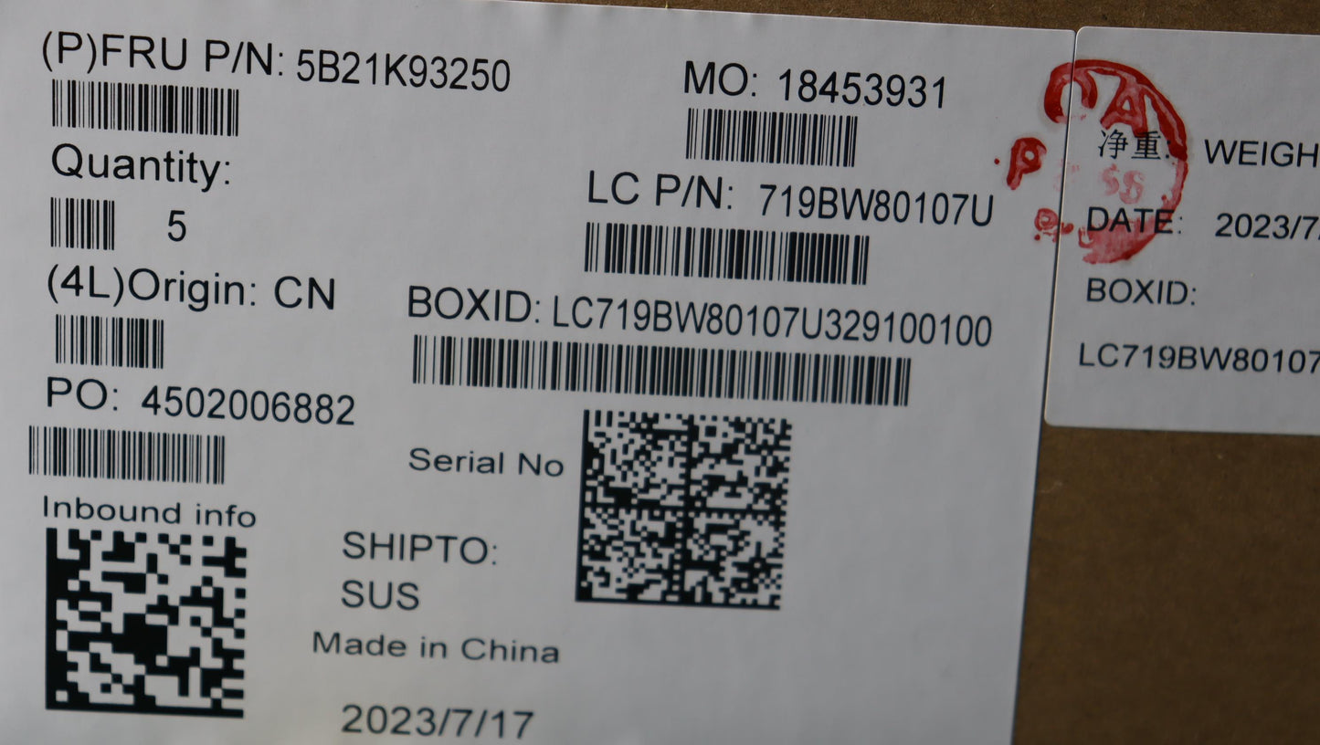 Lenovo Bdplanar Nok,I7-1165G7,32G,Ytp - 5B21K93250