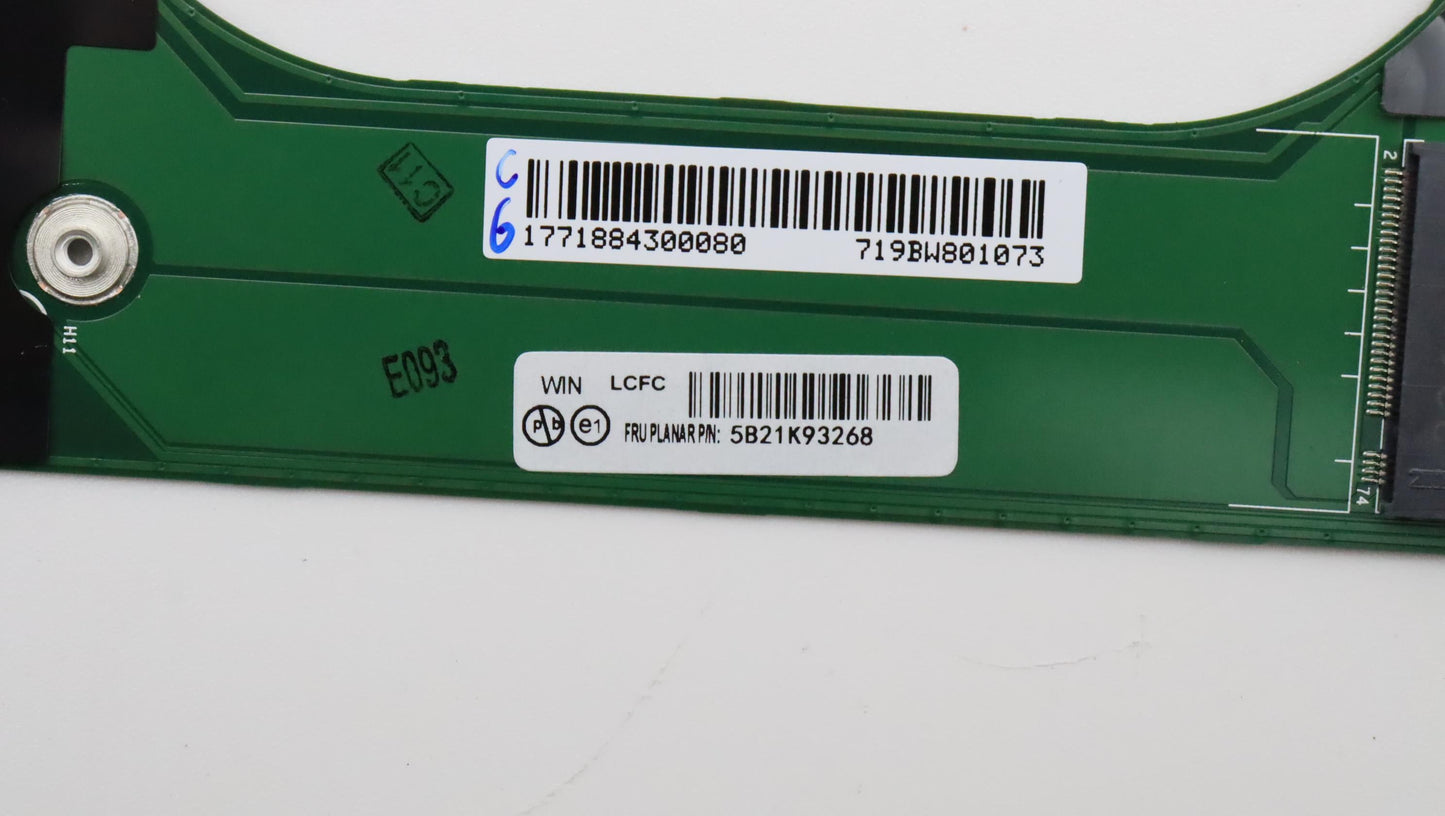 Lenovo Motherboard, Lenovo, Intel i5-1145G7, 16GB RAM, AMT, TPM 2.0 - 5B21K93268