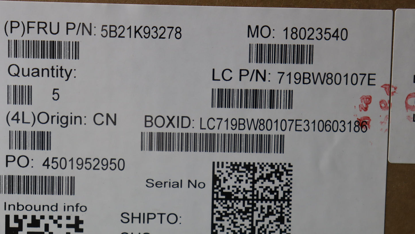 Lenovo Bdplanar Win,I5-1145G7,32G,Amt - 5B21K93278