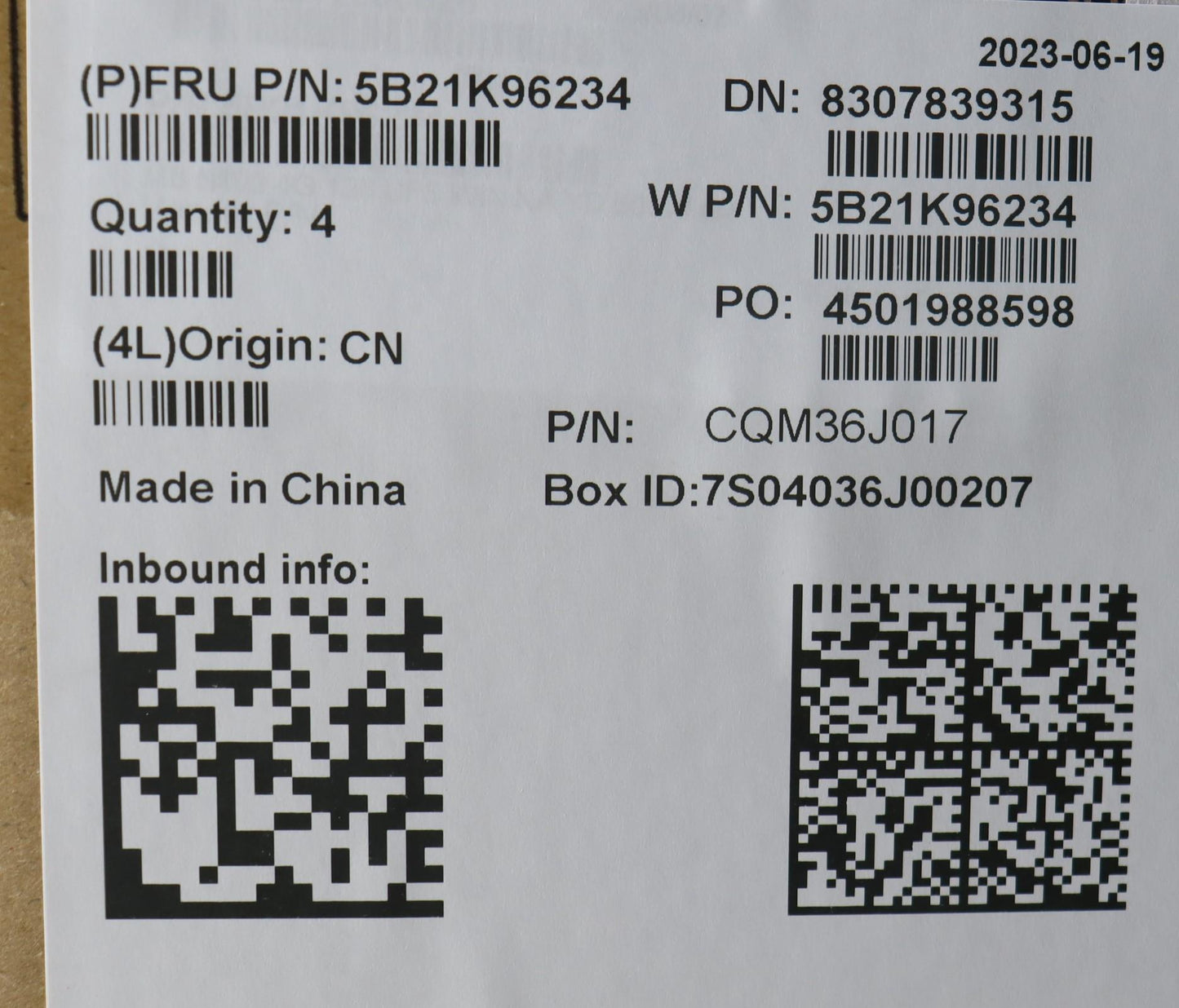 Lenovo Bdplanar Frubpn100,4G,128,Win, - 5B21K96234