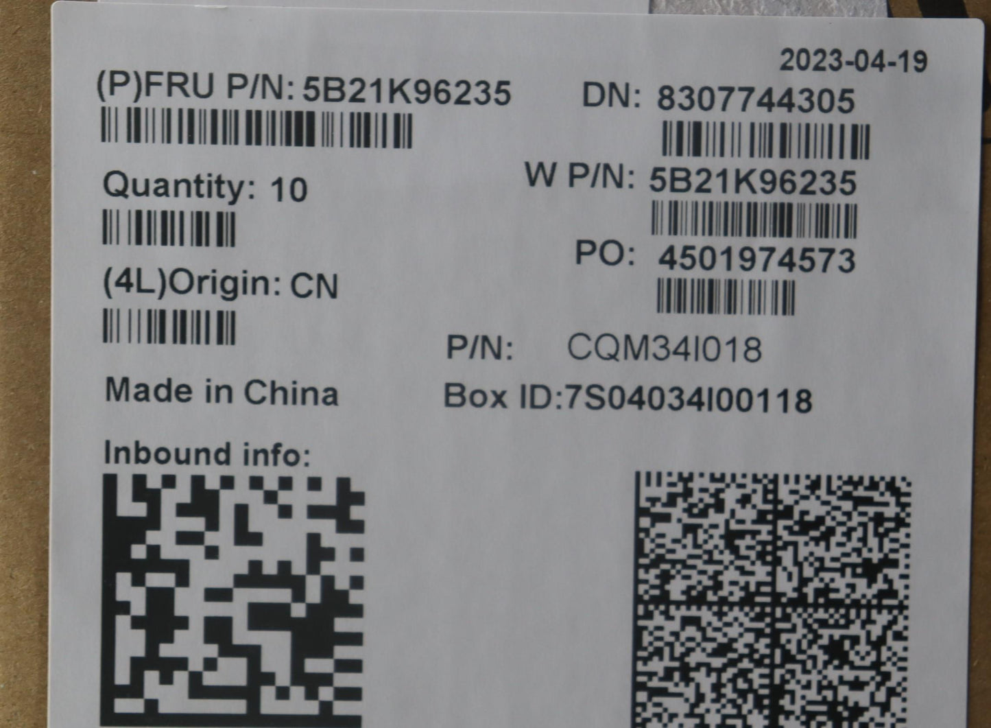 Lenovo Bdplanar Frubpn100,Uma,4G,Win, - 5B21K96235