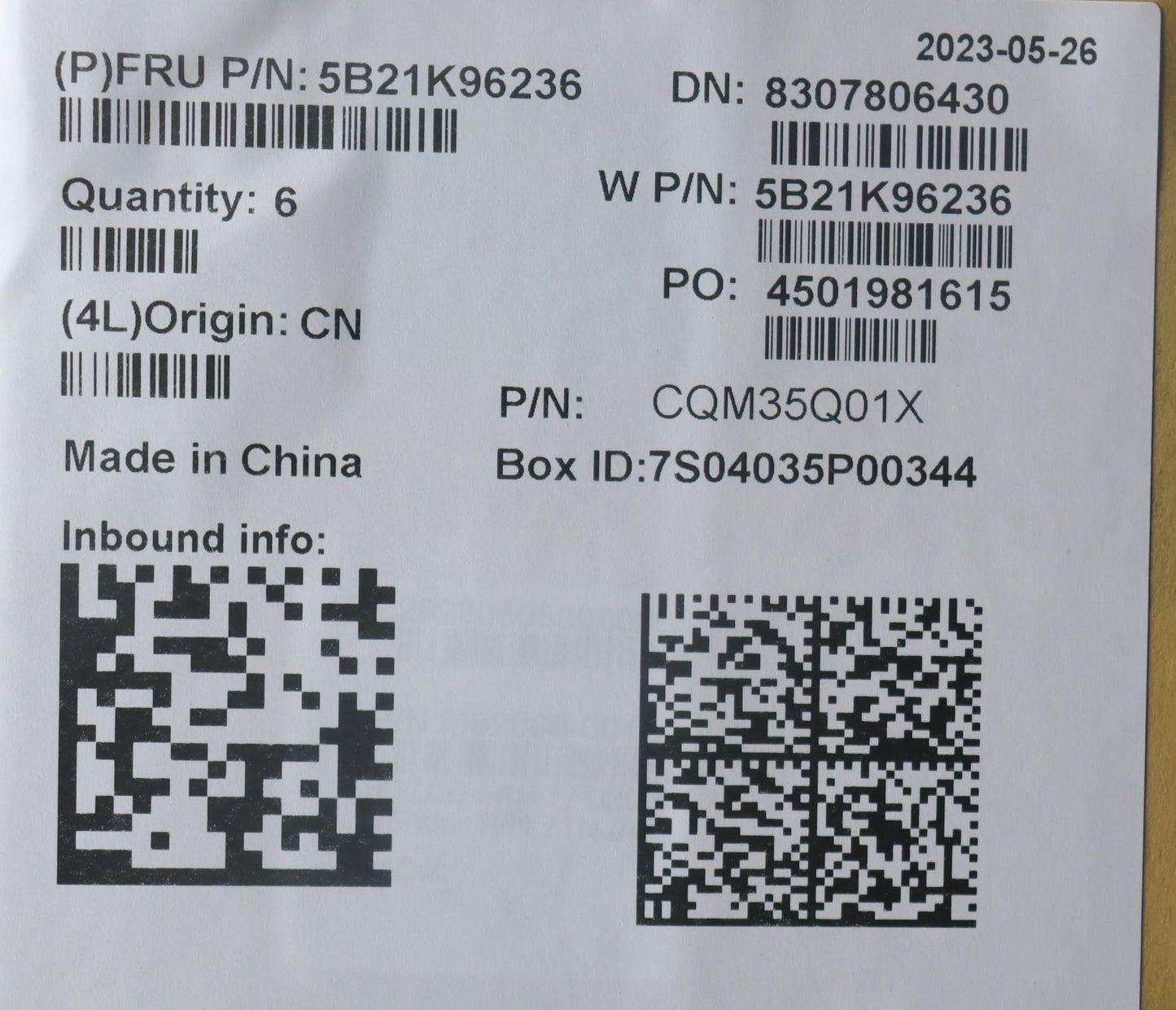 Lenovo Bdplanar Frubpn100,Uma,8G,Win, - 5B21K96236