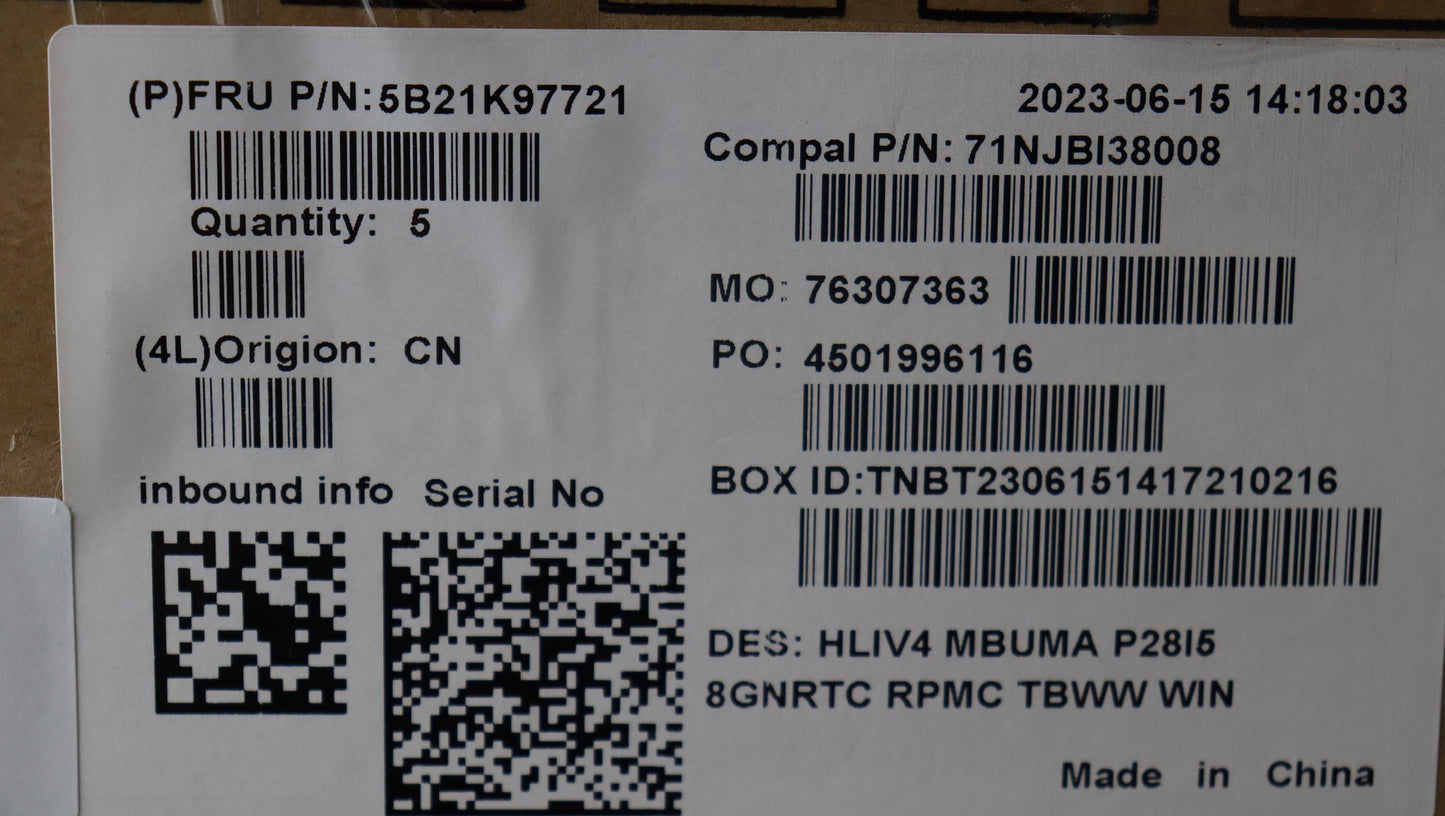 Lenovo Bdplanar C21Jc I51340P Uix8G R - 5B21K97721