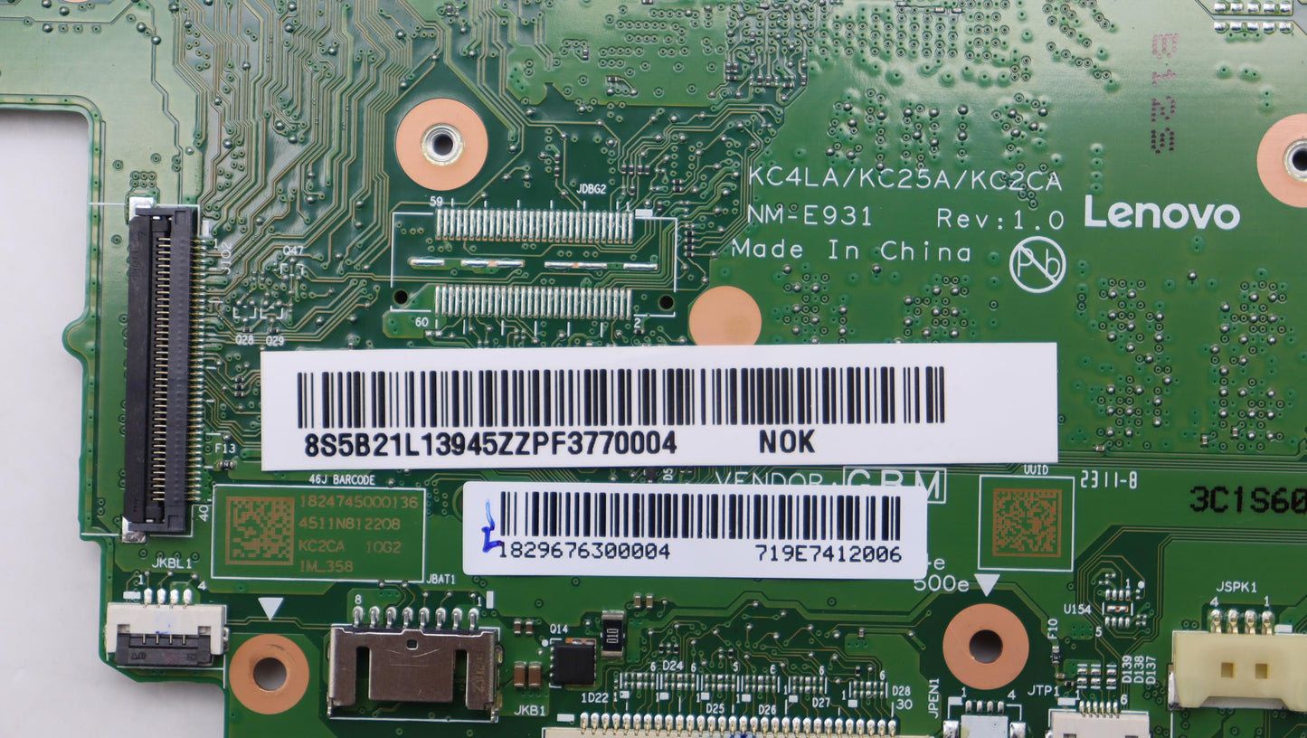 Lenovo Bdplanar Mb L82Xh Nok N1008G12 - 5B21L13945