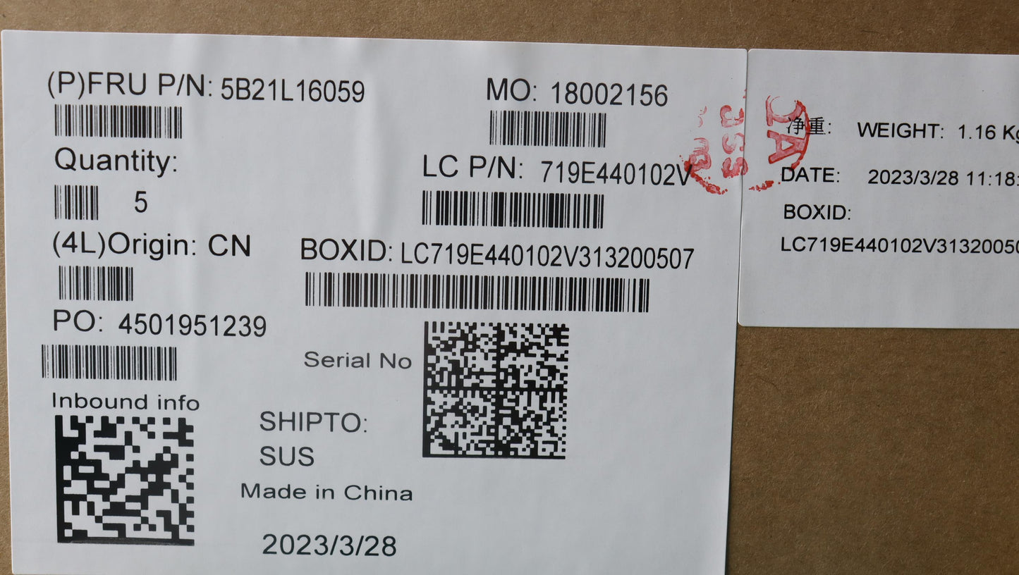 Lenovo Bdplanar I7-1360P 16G Np Winna - 5B21L16059