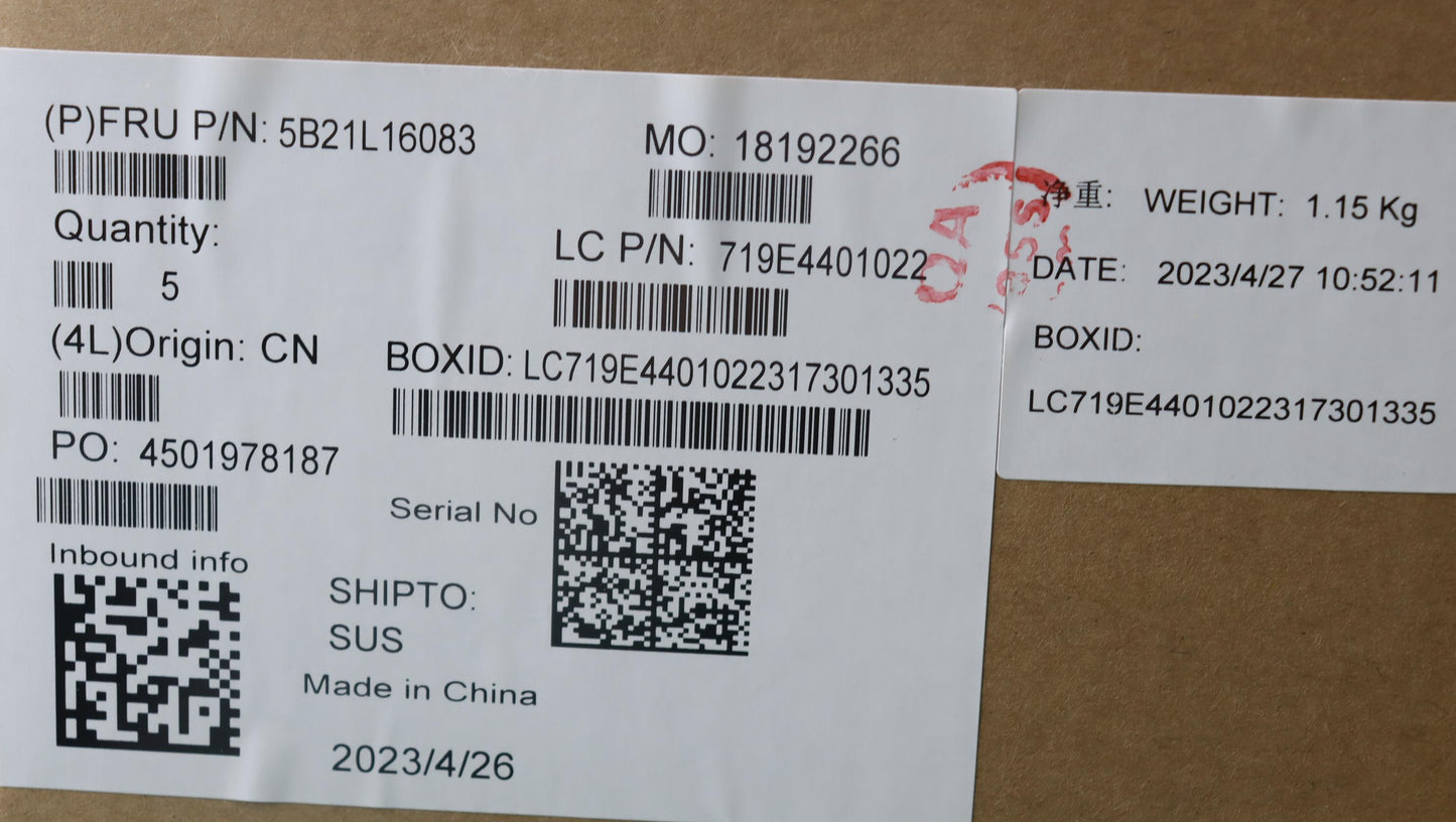 Lenovo Bdplanar I5-1350P 16G Winyayab - 5B21L16083