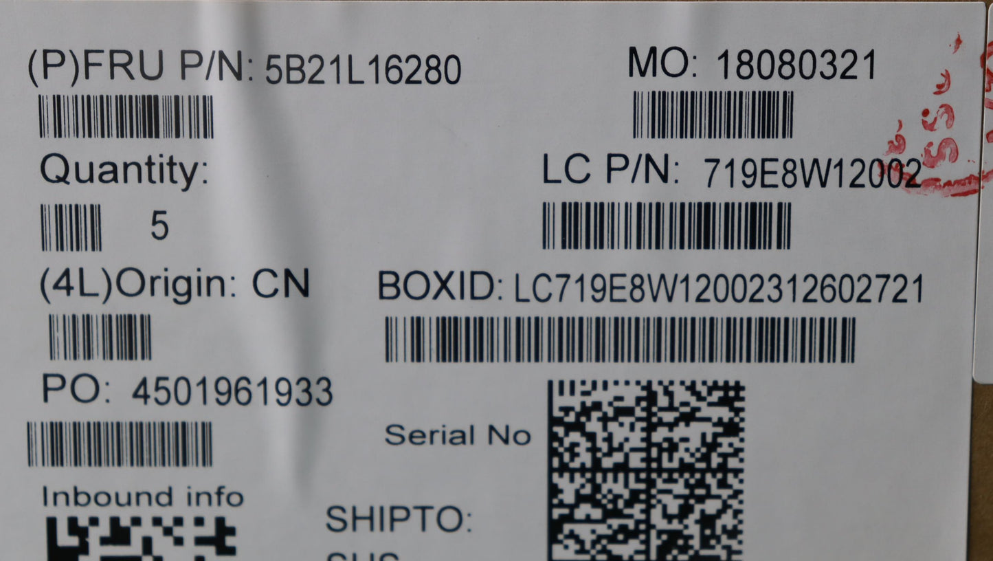 Lenovo Bdplanar L83Buwini713705H Rtx4 - 5B21L16280