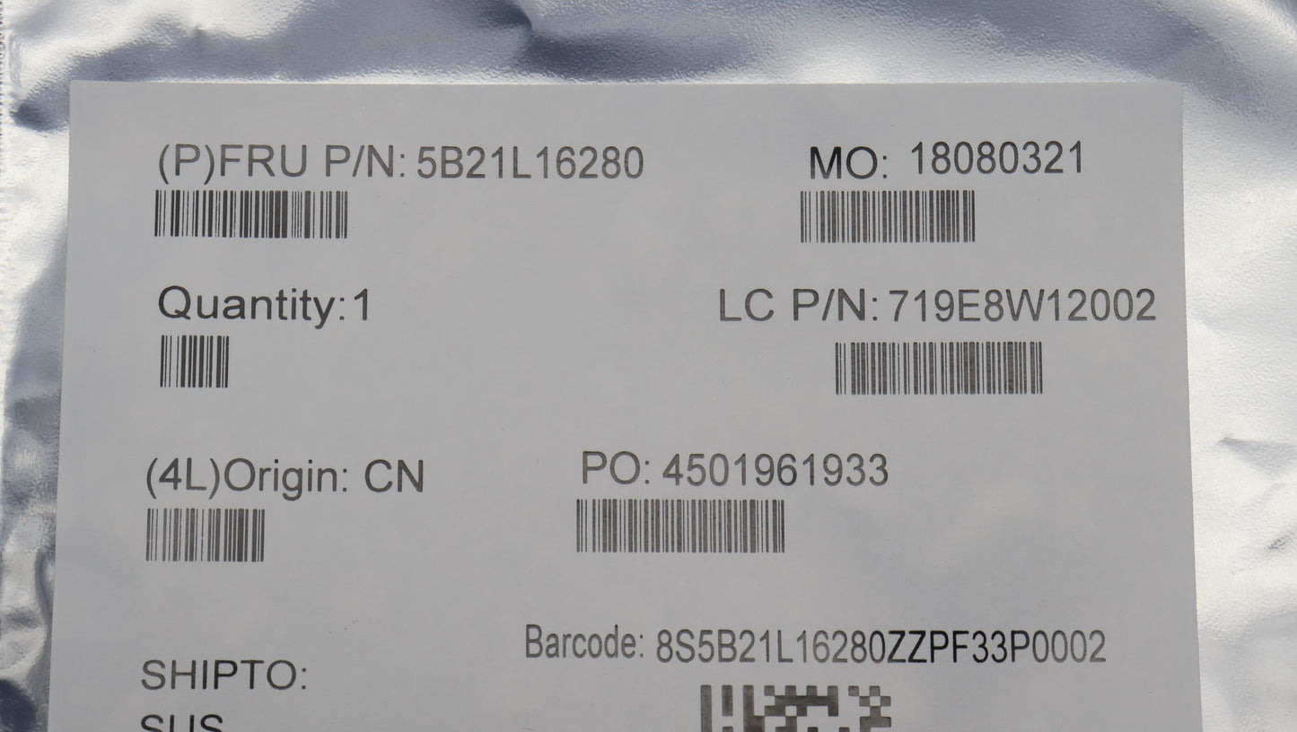 Lenovo Bdplanar L83Buwini713705H Rtx4 - 5B21L16280