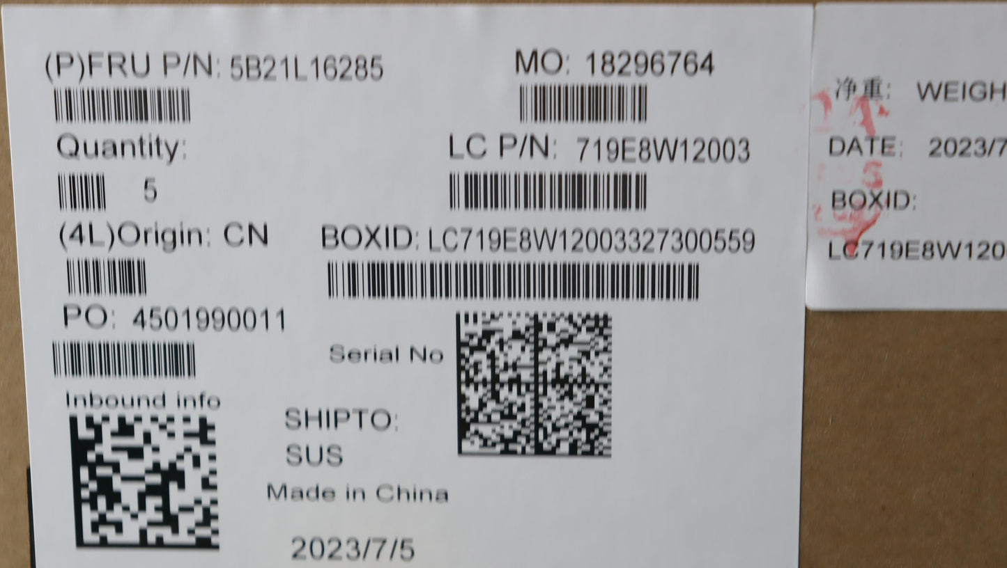 Lenovo Bdplanar L83Bunoki713705H Rtx4 - 5B21L16285