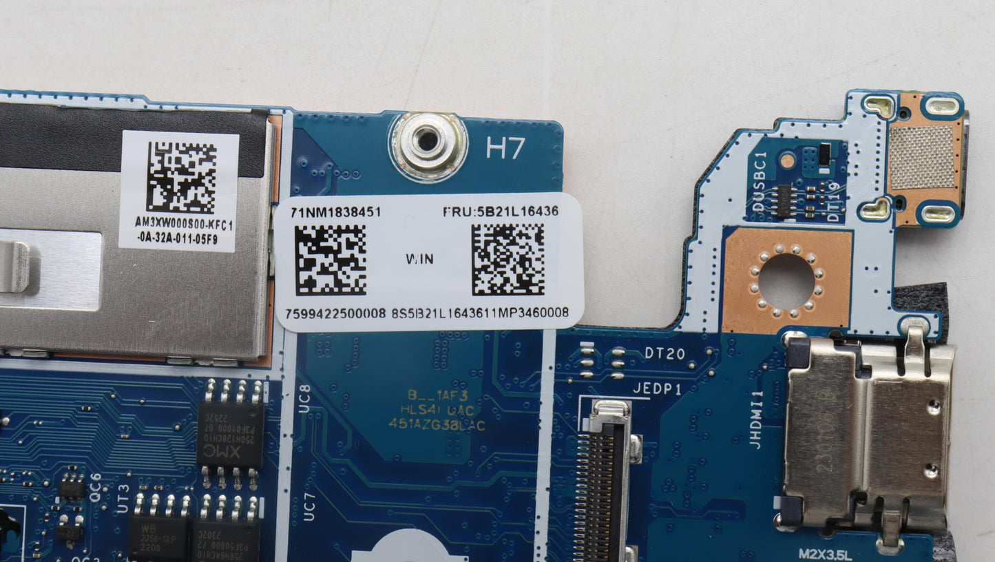 Lenovo Bdplanar Mbc82Xd Wini513420H U - 5B21L16436