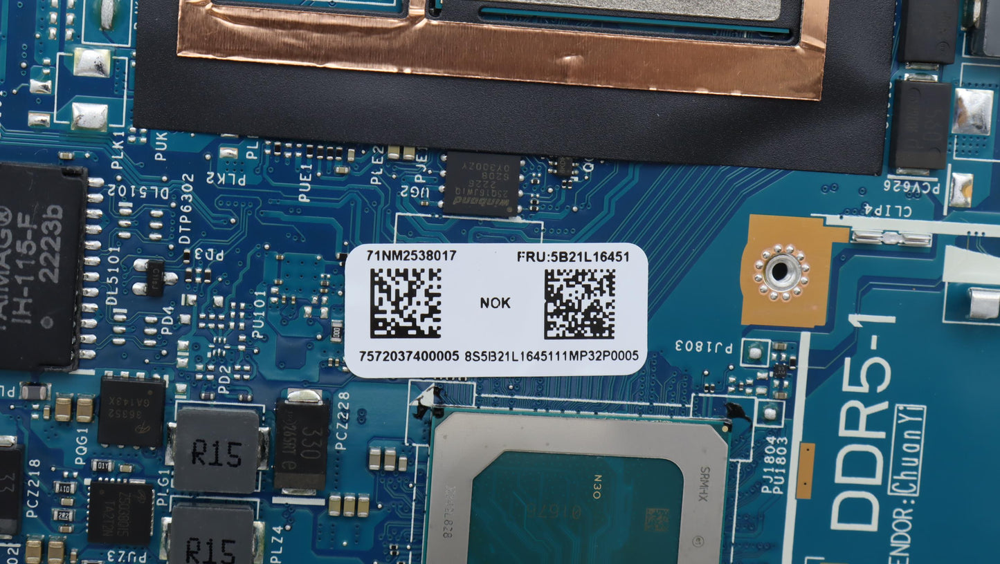 Lenovo Bdplanar C 82Xv I513420H Rtx30 - 5B21L16451