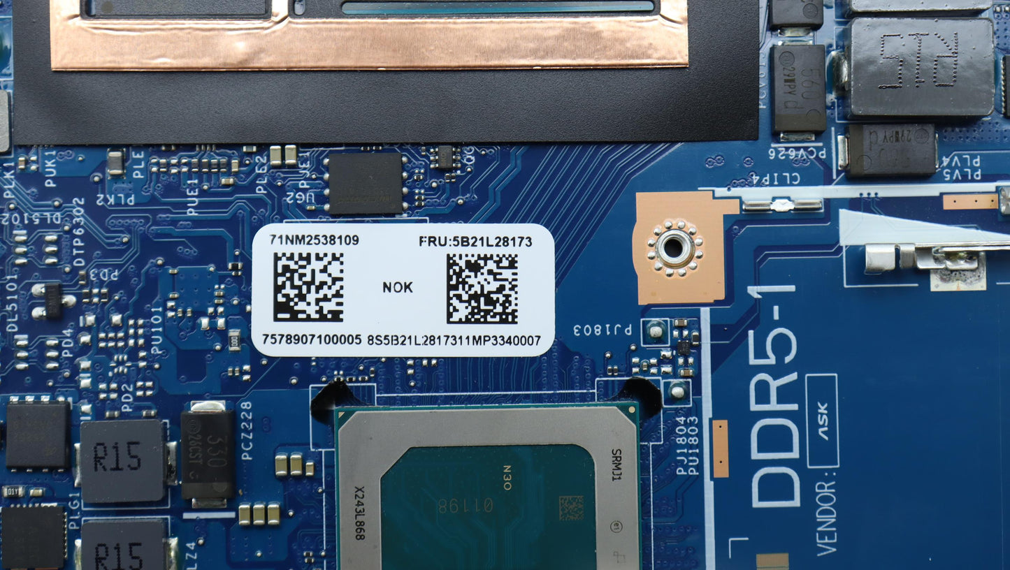 Lenovo Bdplanar C 82Xv I713700H Rtx40 - 5B21L28173