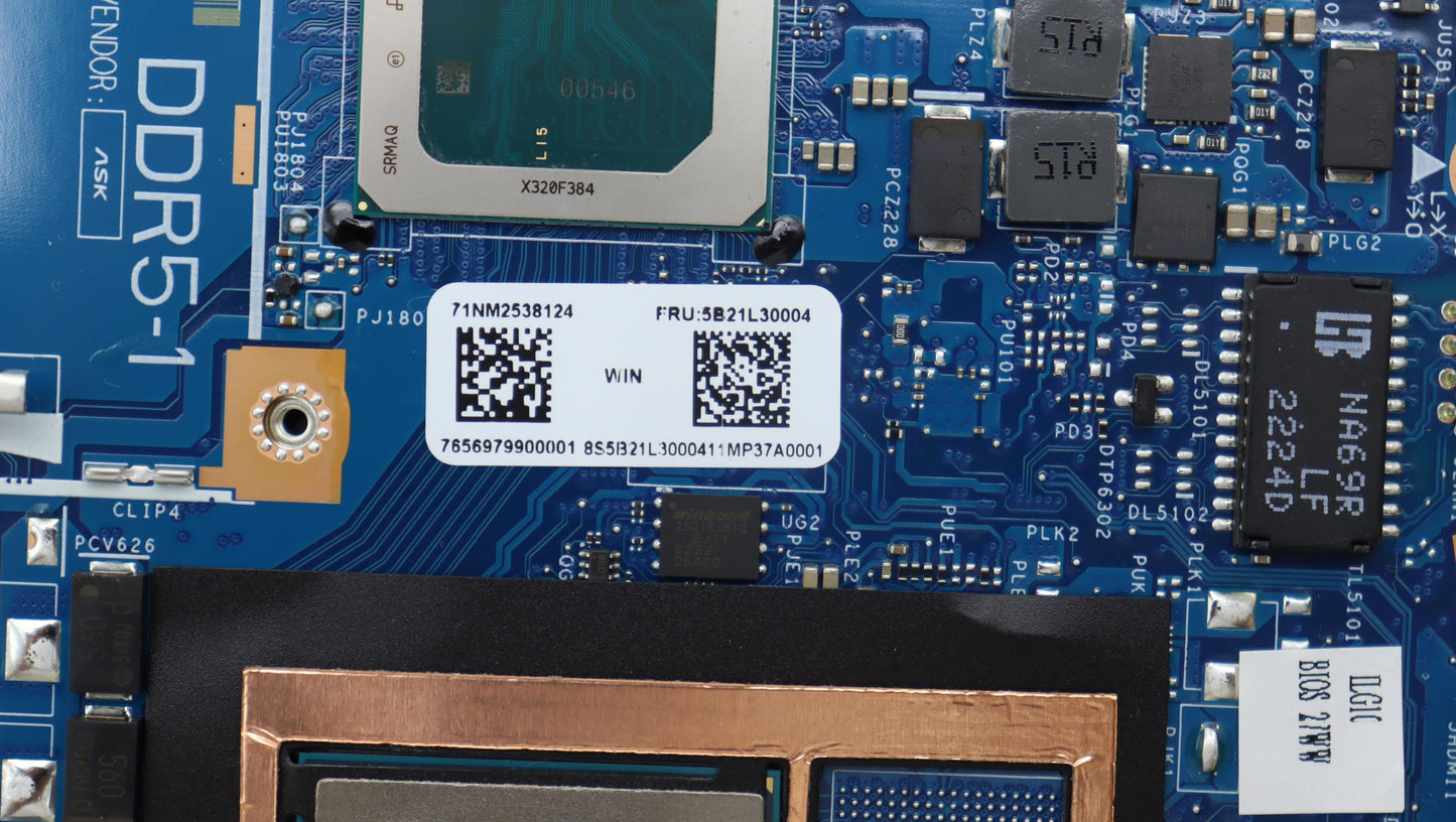 Lenovo Bdplanar C82Xv I512450H Rtx205 - 5B21L30004
