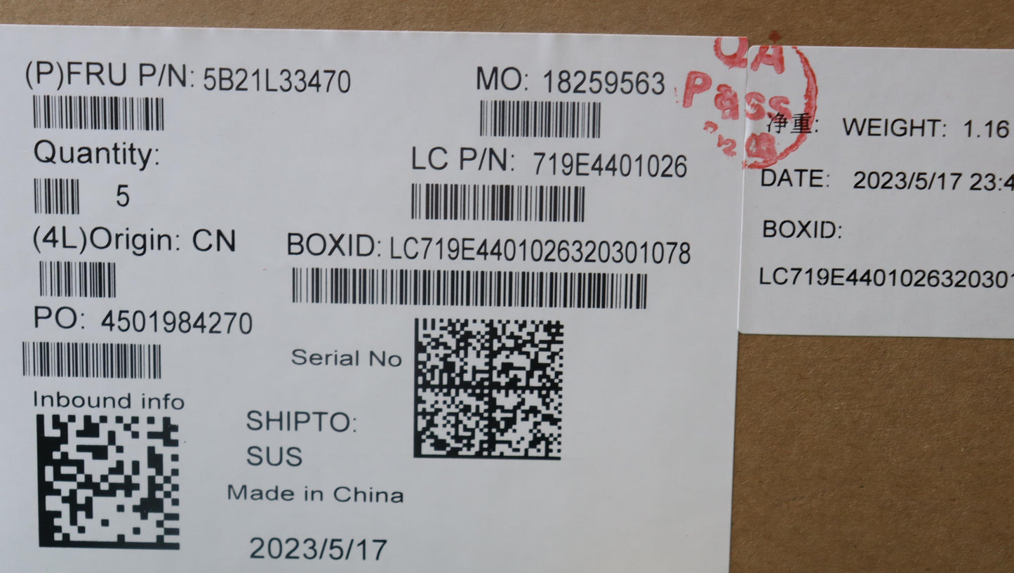 Lenovo Bdplanar I7-1365U 16G Winyanab - 5B21L33470