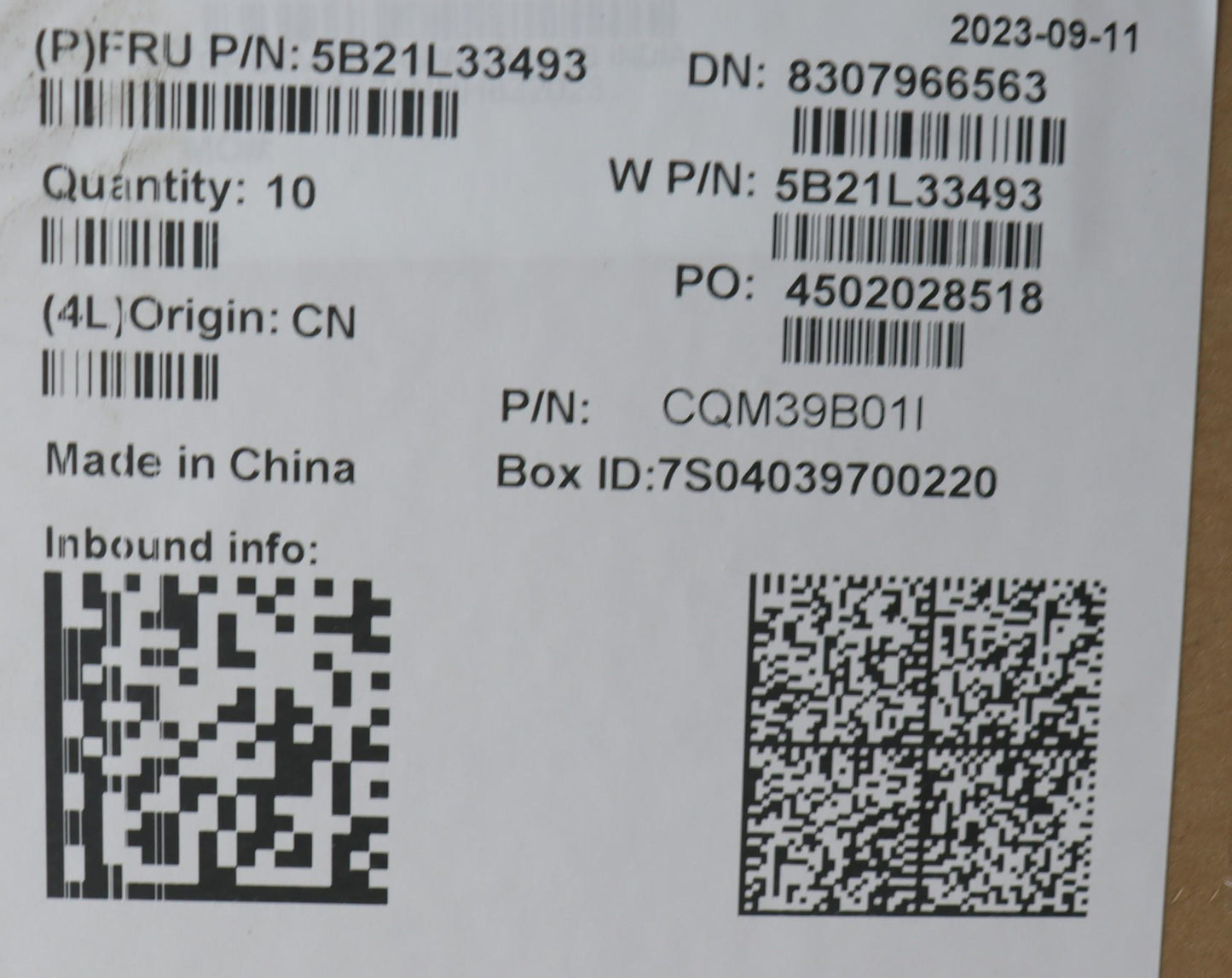 Lenovo Bdplanar Fru R3 7330U 4Gb,Nok, - 5B21L33493