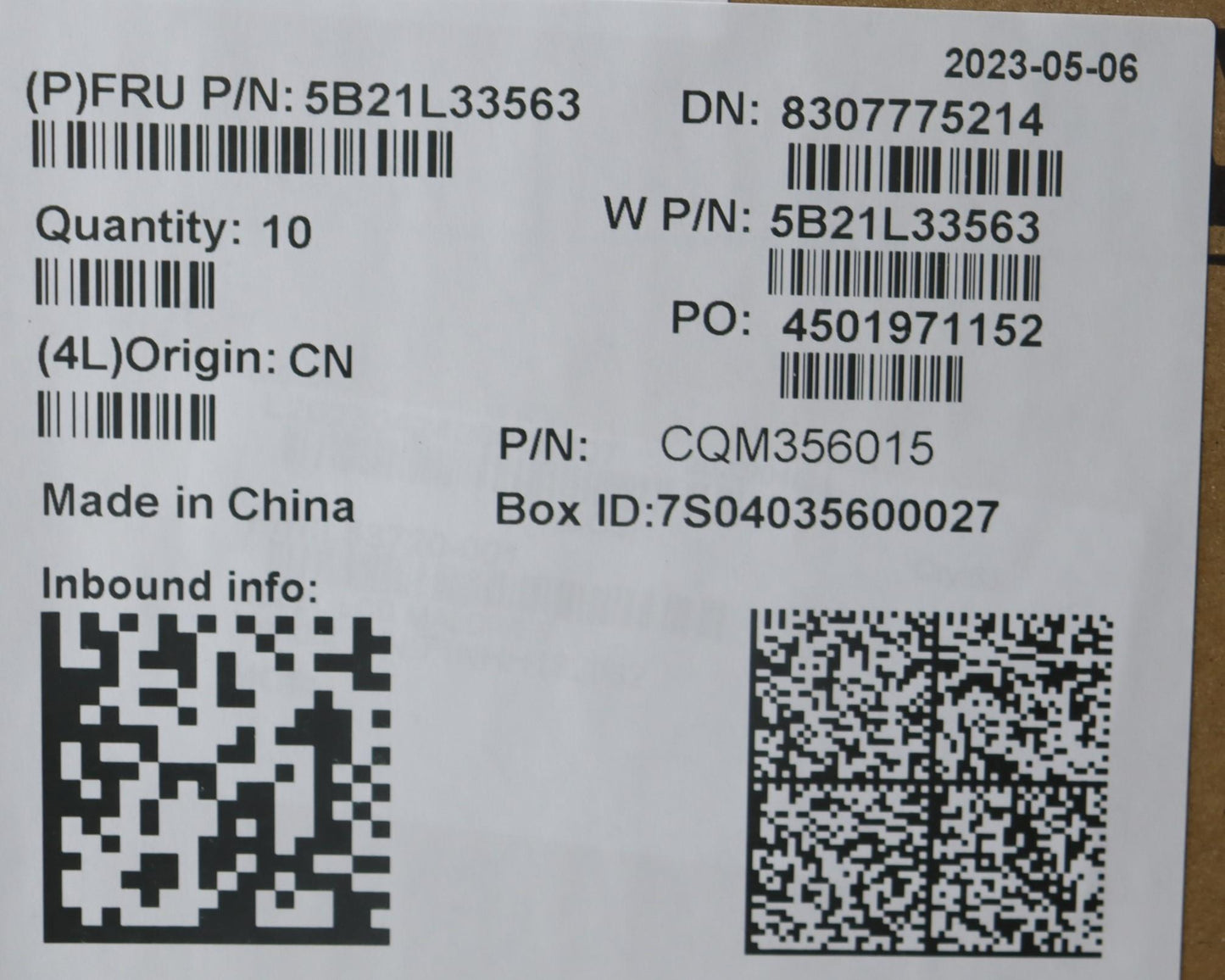 Lenovo Bdplanar I5-1335U,Ig,Win,Na,Dt - 5B21L33563