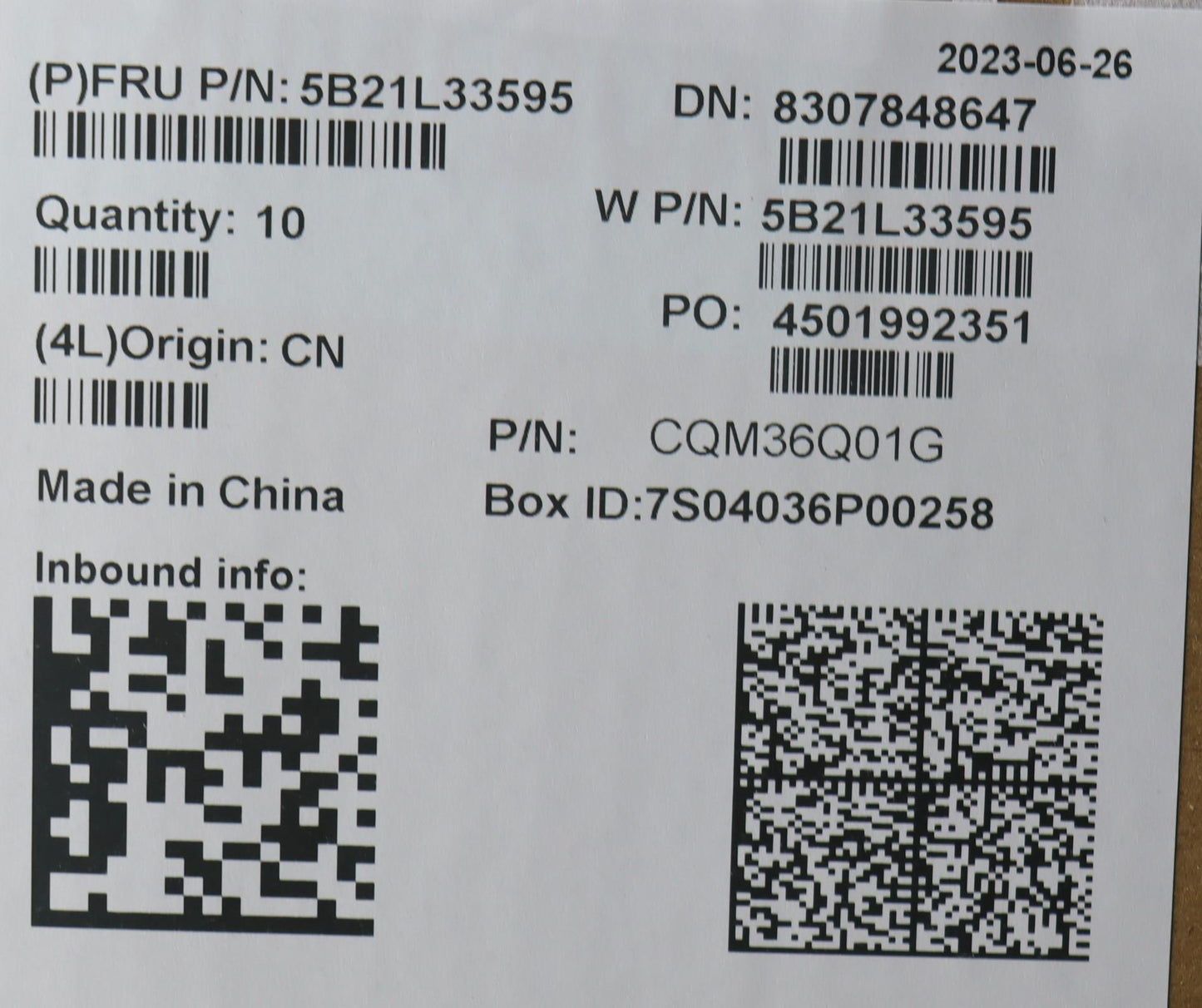 Lenovo Bdplanar I7-1360P,Ig,Win,Na,Dt - 5B21L33595