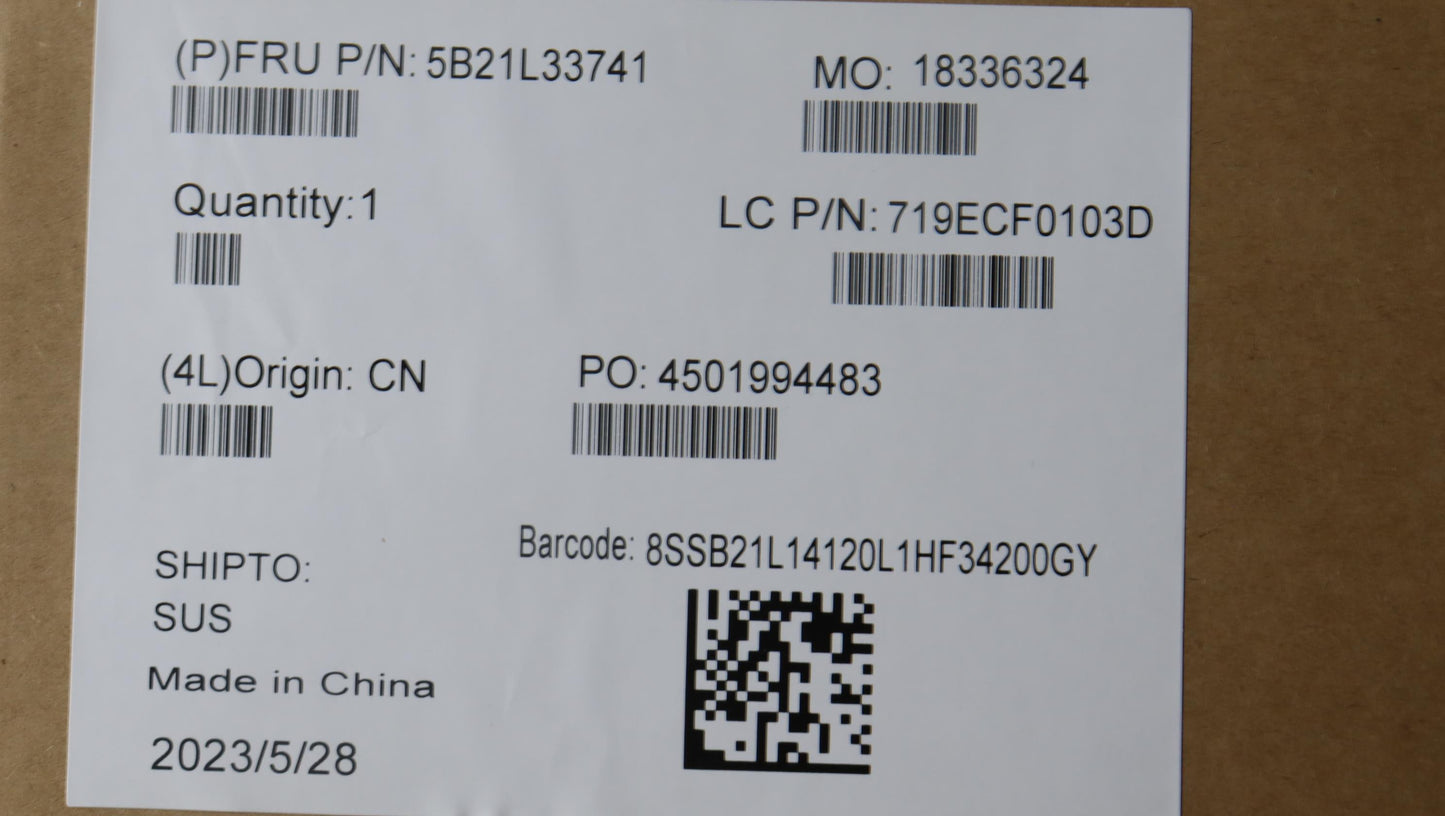 Lenovo Bdplanar I5-1335U16Gnok Na Yab - 5B21L33741