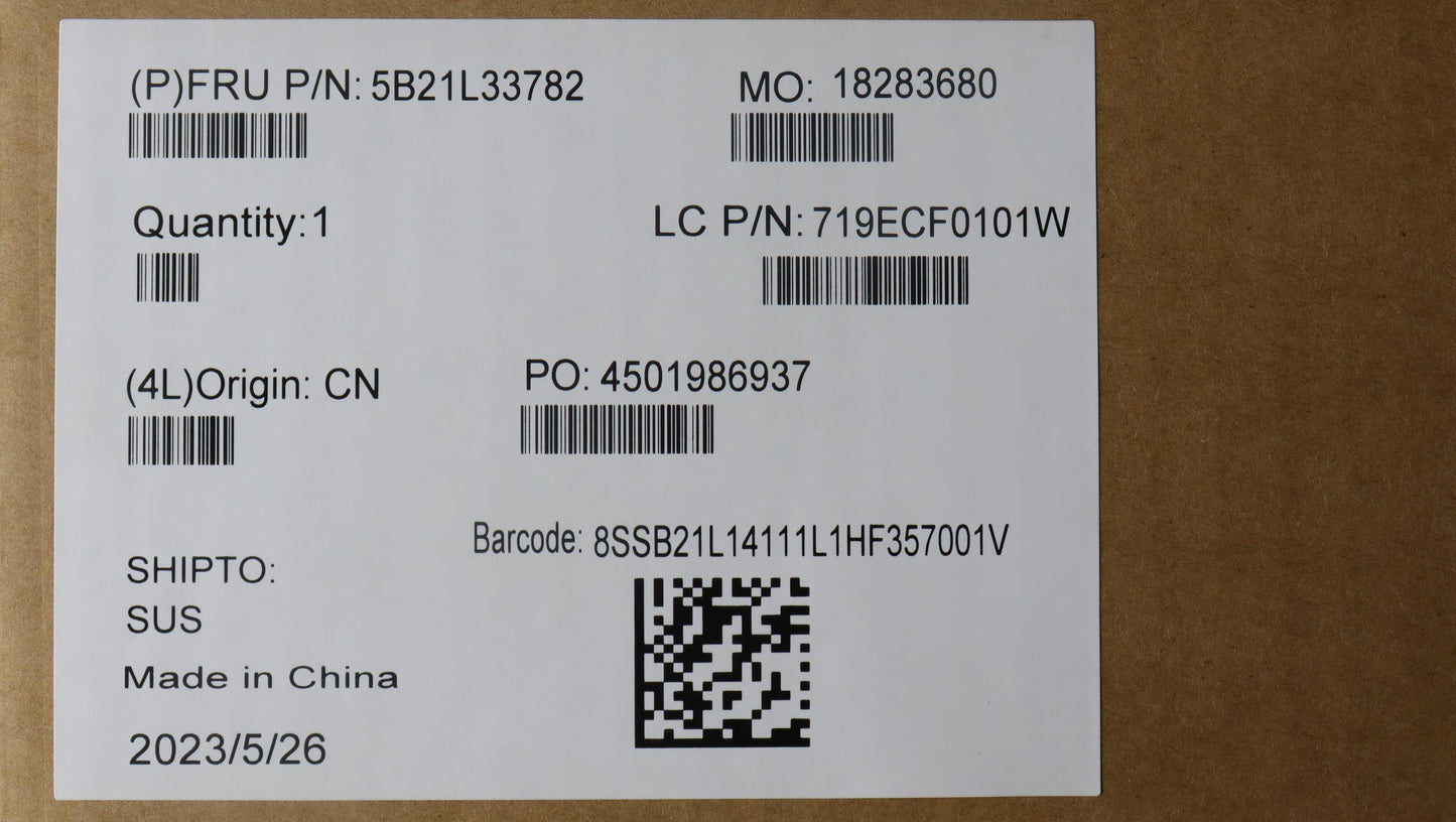 Lenovo Bdplanar I5-1340P16Gwin Na Yab - 5B21L33782
