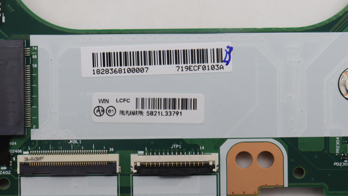 Lenovo Bdplanar I7-1360P16Gwin Na Yab - 5B21L33791