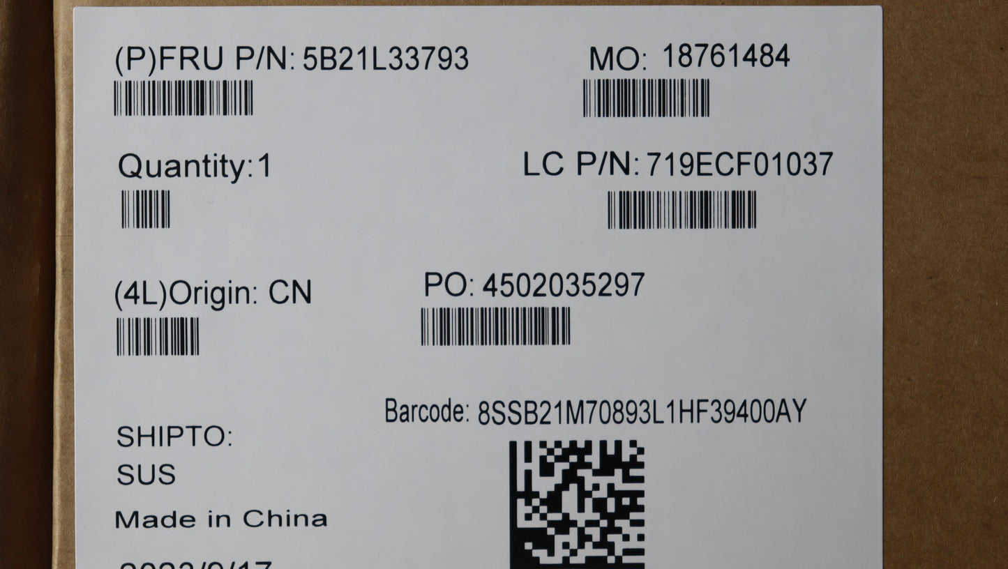 Lenovo Bdplanar I7-1360P16Gnok Na Yab - 5B21L33793