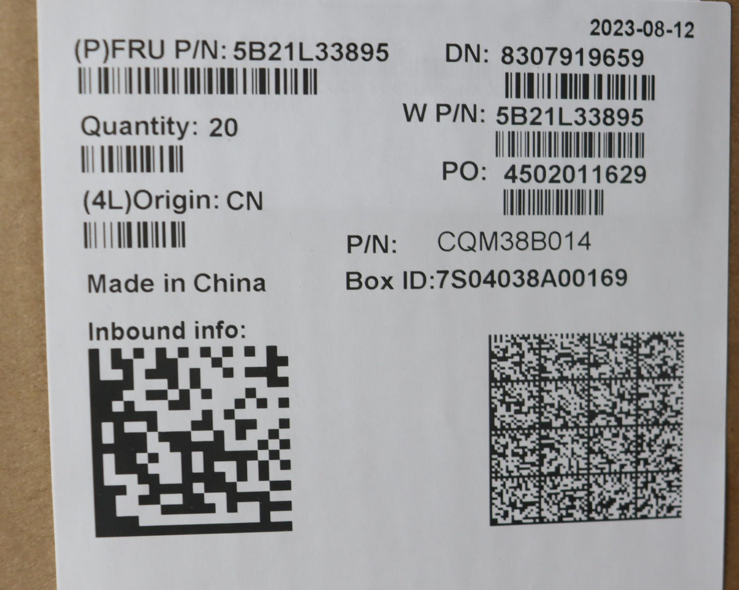 Lenovo Bdplanar I51335U,Uma,Nok,Na,Yd - 5B21L33895