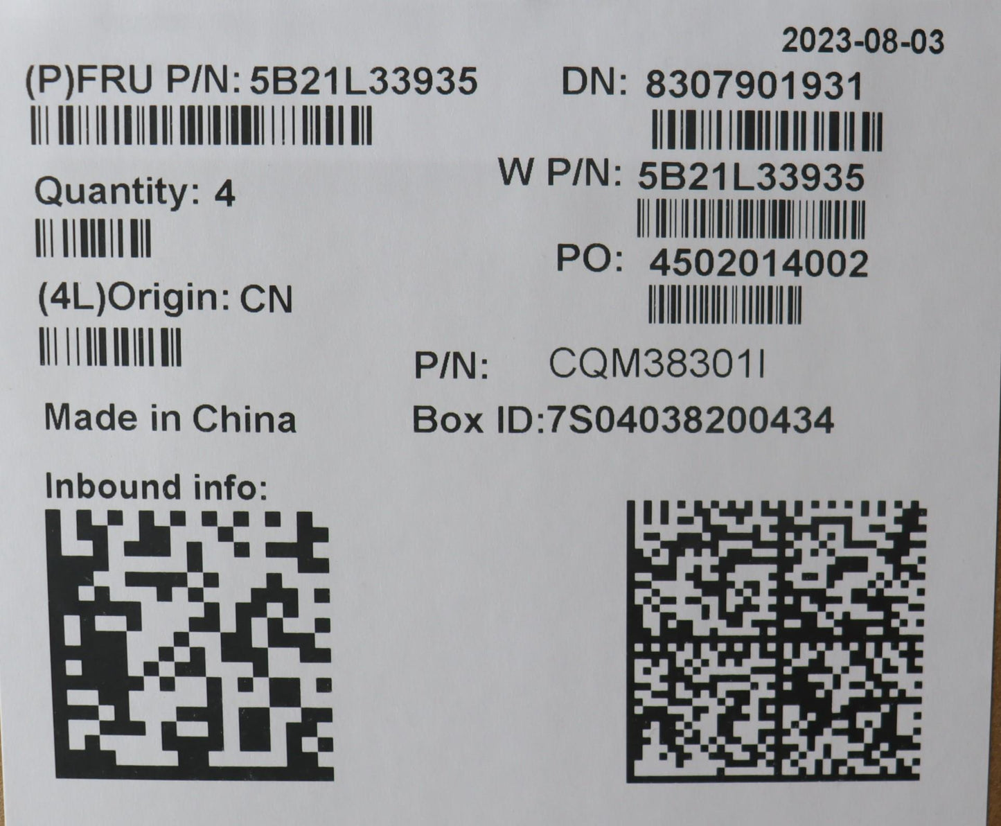 Lenovo Bdplanar I51345Uvp,Uma,Nok,Ya, - 5B21L33935