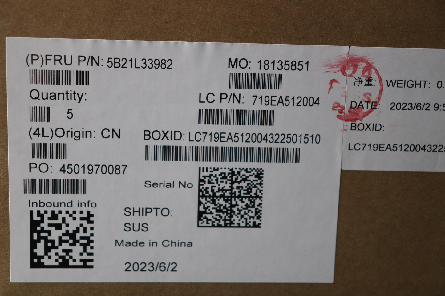 Lenovo Bdplanar Fru 500Eg4_N200_Ig8G1 - 5B21L33982