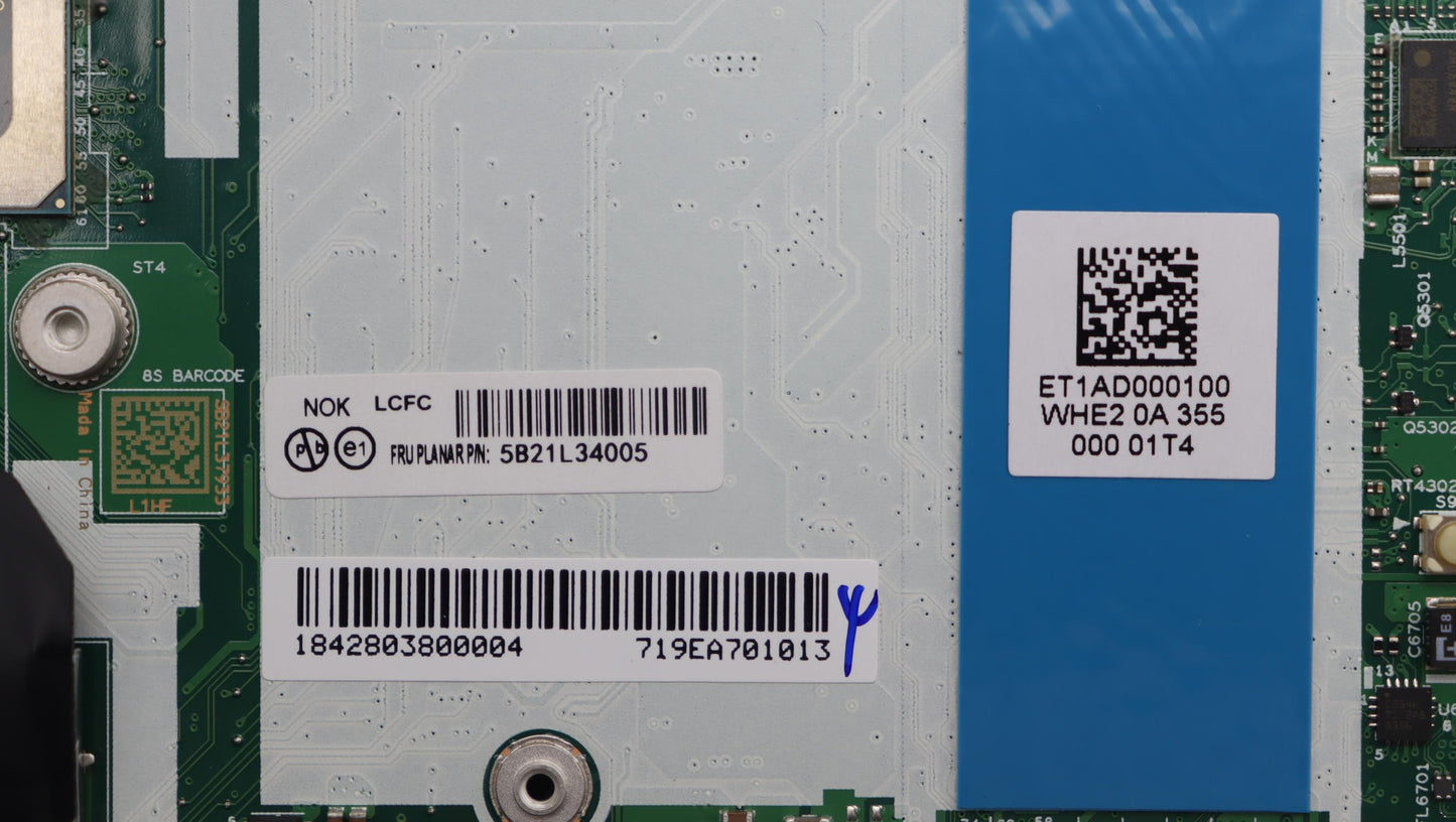 Lenovo Bdplanar I7-1355U 16Gnpnoknana - 5B21L34005