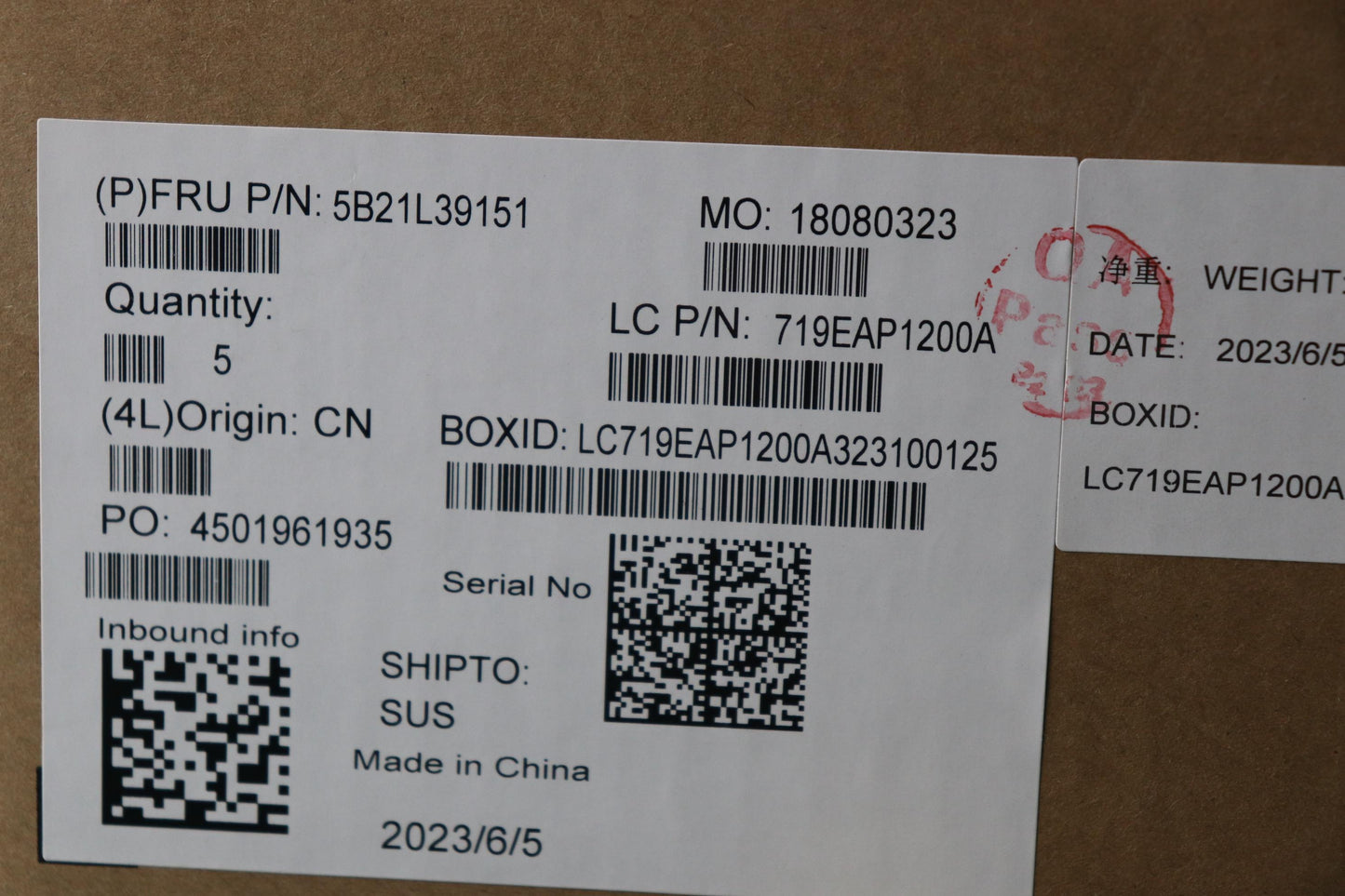 Lenovo Bdplanar L83By I713705H Uma16G - 5B21L39151