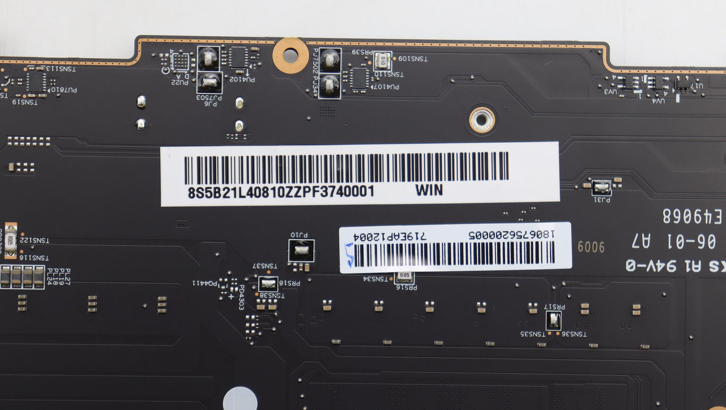 Lenovo Bdplanar L83By I713705H Rtx406 - 5B21L40810