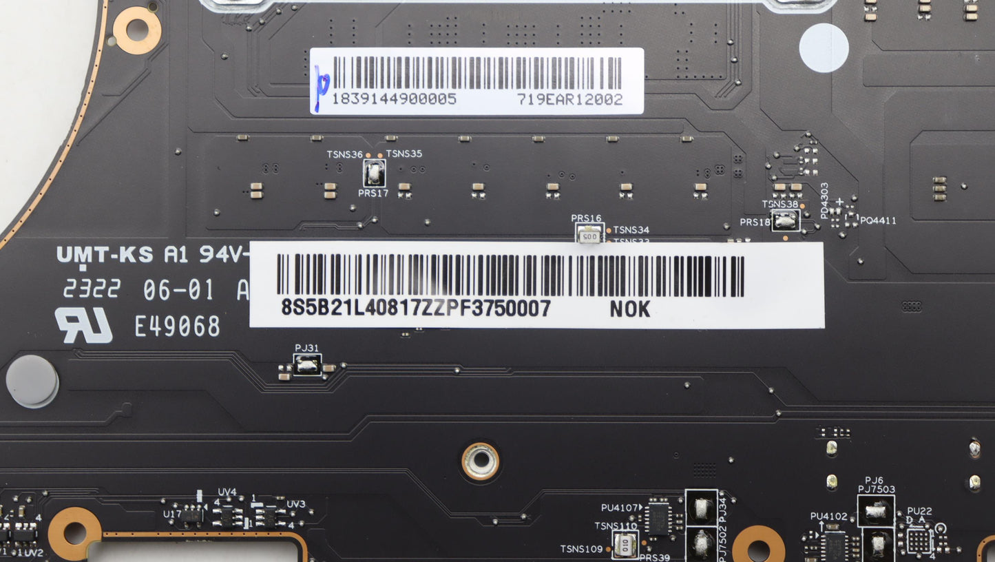 Lenovo Bdplanar L83By I913905H Rtx406 - 5B21L40817