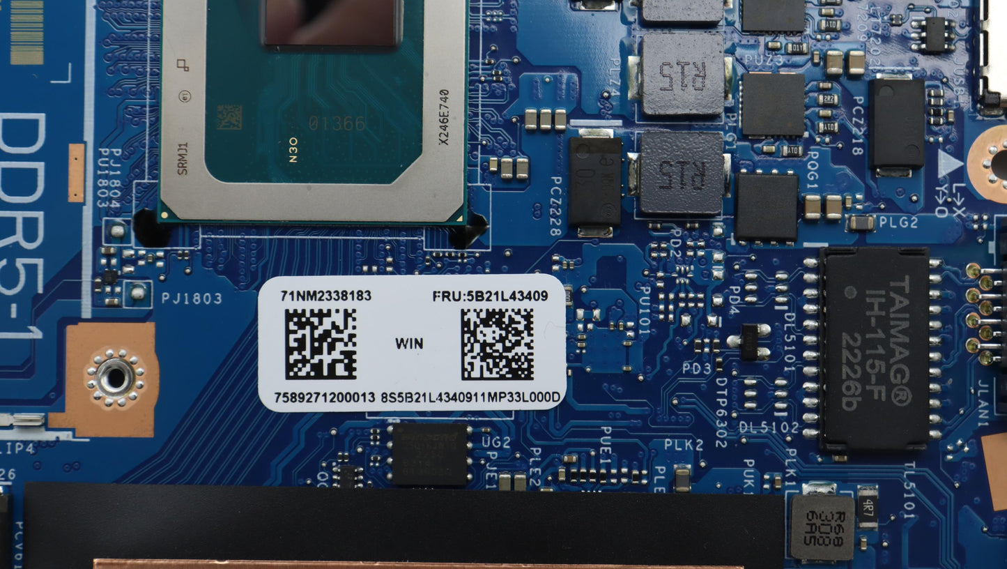 Lenovo Bdplanar C 82Ya I713700H Rtx40 - 5B21L43409