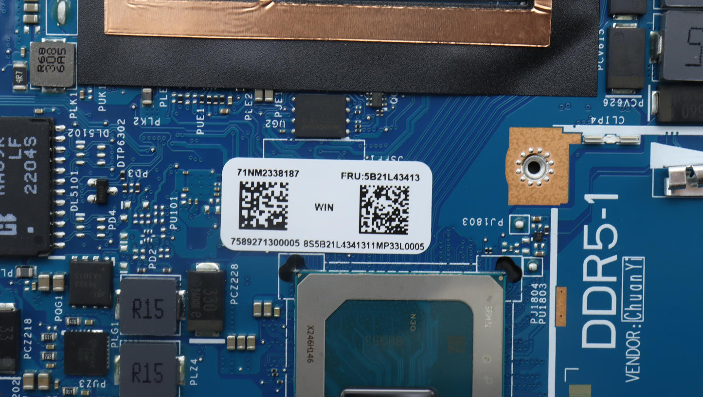 Lenovo Bdplanar C 82Ya I713700H Rtx40 - 5B21L43413