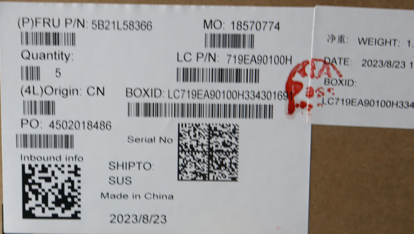 Lenovo Bdplanar I5-1340P 16Gnpnok Nay - 5B21L58366
