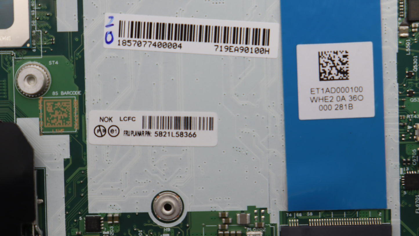 Lenovo Bdplanar I5-1340P 16Gnpnok Nay - 5B21L58366