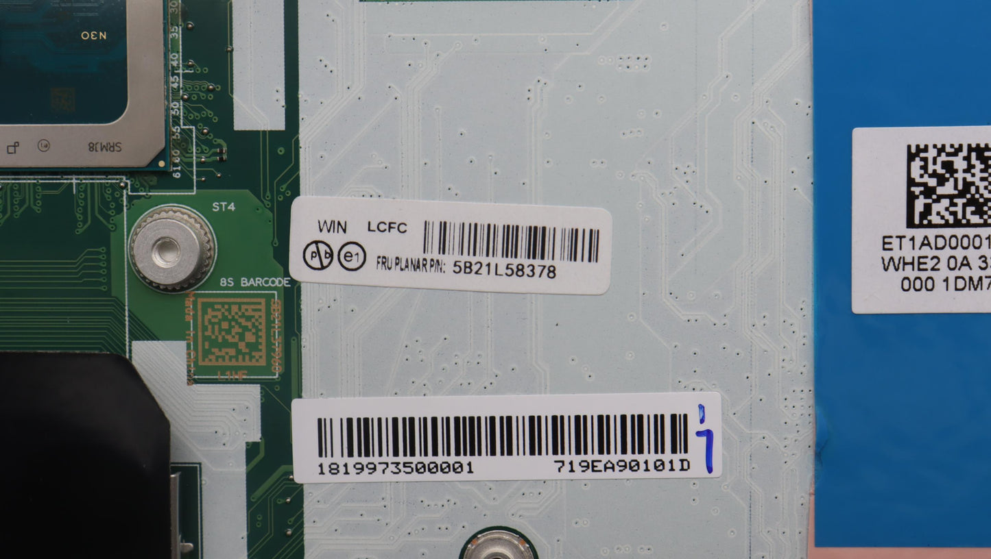 Lenovo Bdplanar I7-1360P 16Gnpwin Nay - 5B21L58378