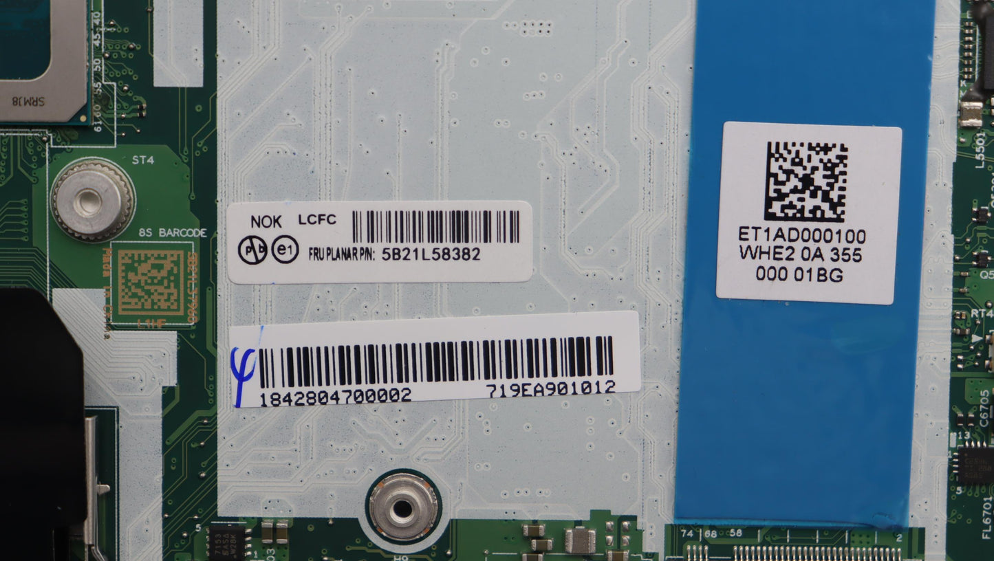 Lenovo Bdplanar I7-1360P 16Gnpnok Nay - 5B21L58382