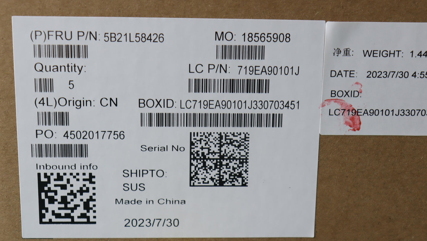 Lenovo Griffin-2.0 Intel Fru B - 5B21L58426