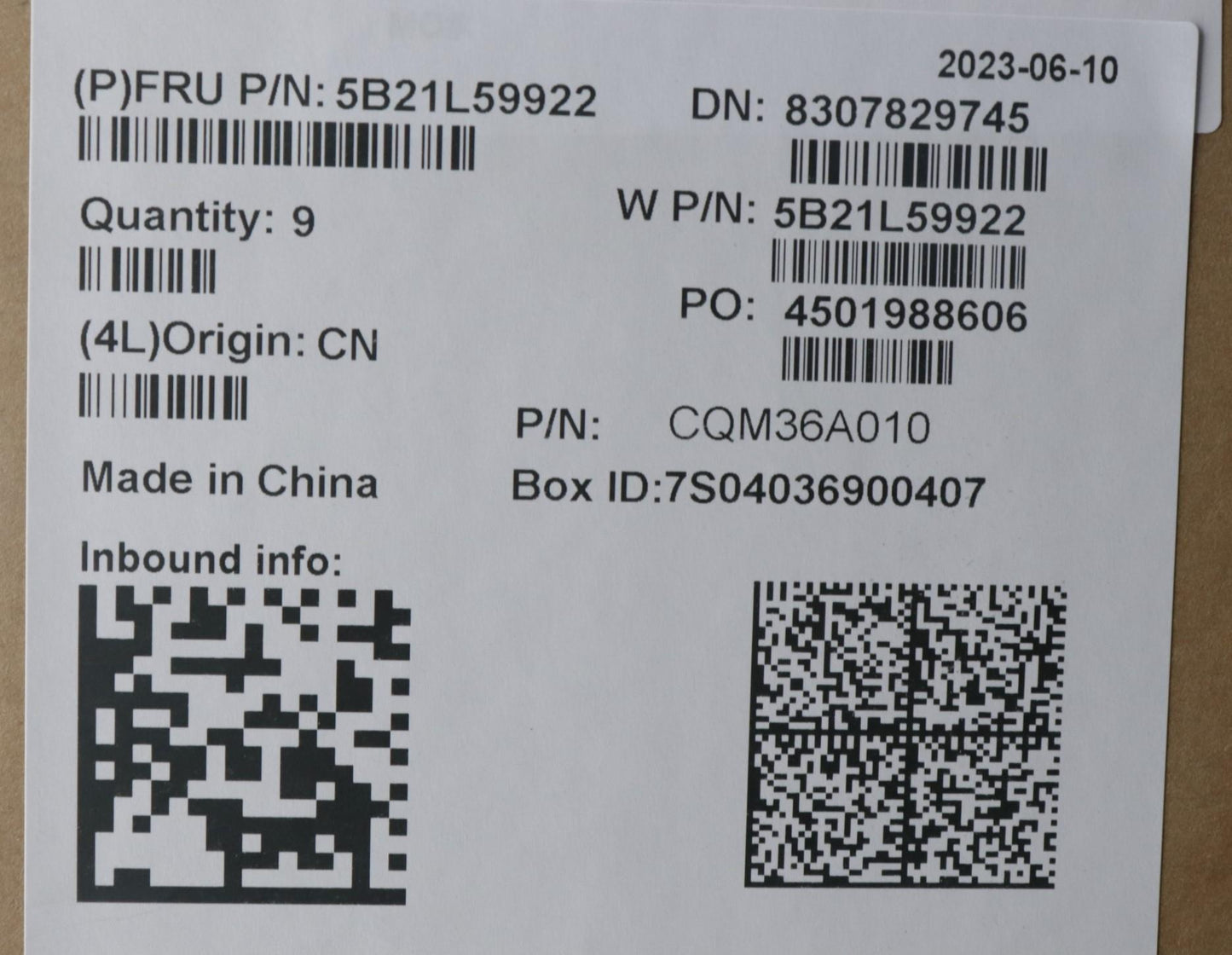 Lenovo Bdplanar I7-1355U32G211Ydl3Win - 5B21L59922