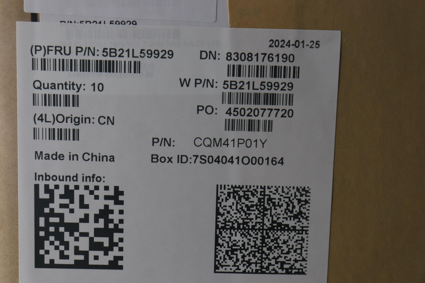 Lenovo Bdplanar I5-1335U16G201Ydl3Win - 5B21L59929