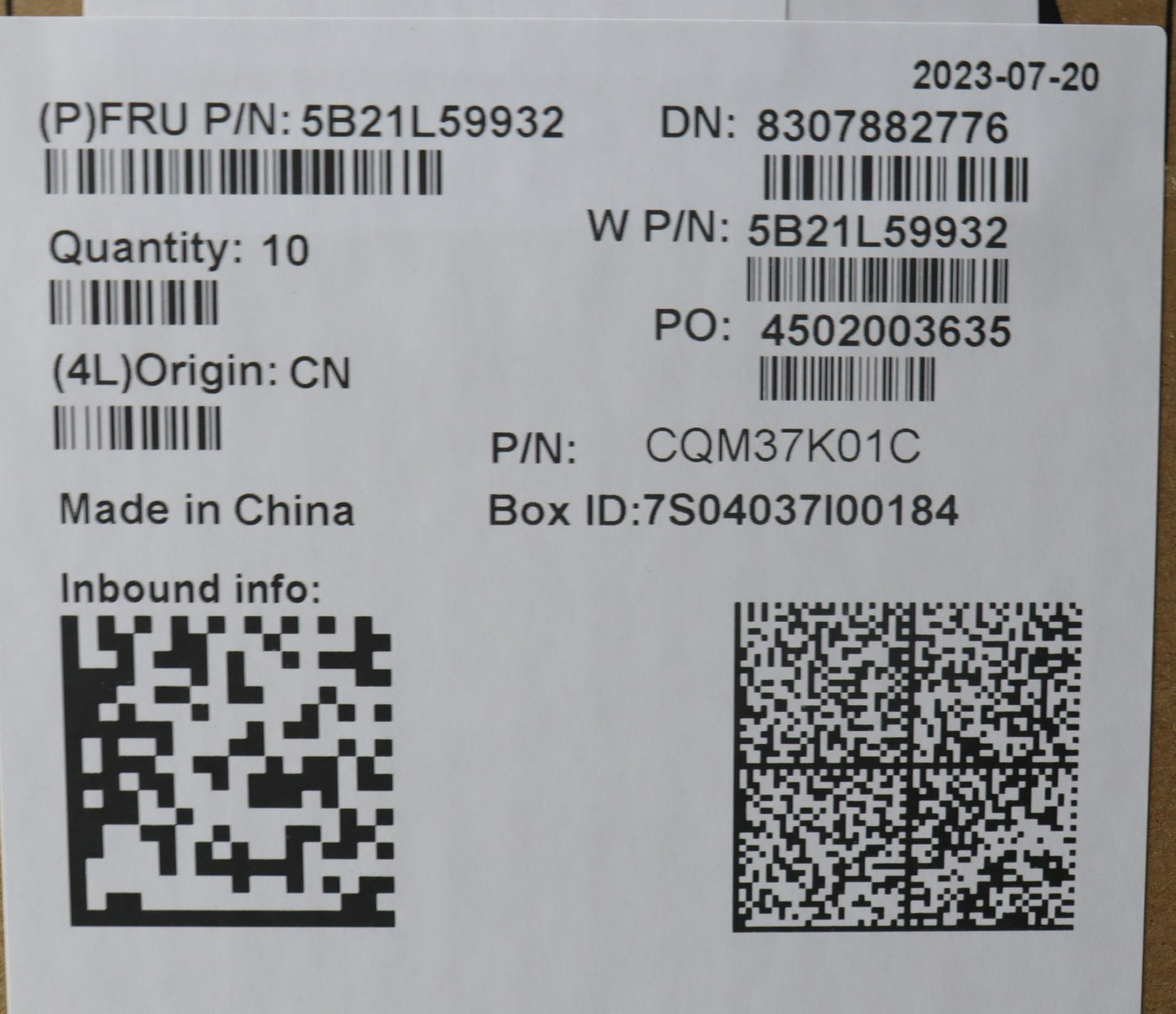 Lenovo Bdplanar I5-1345U8G211Ydl3Winy - 5B21L59932