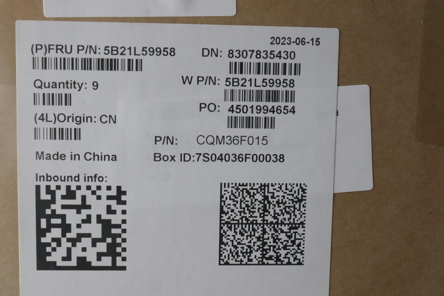 Lenovo Bdplanar I7-1355U32G211Ydl3Nok - 5B21L59958