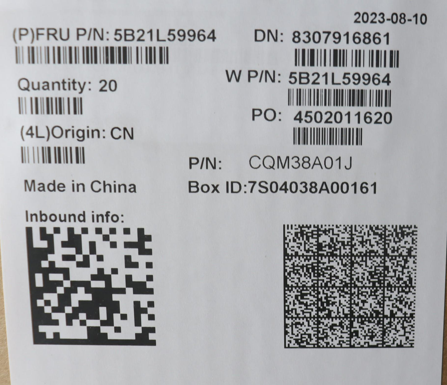 Lenovo Bdplanar I5-1335U16G201Ydl3Nok - 5B21L59964
