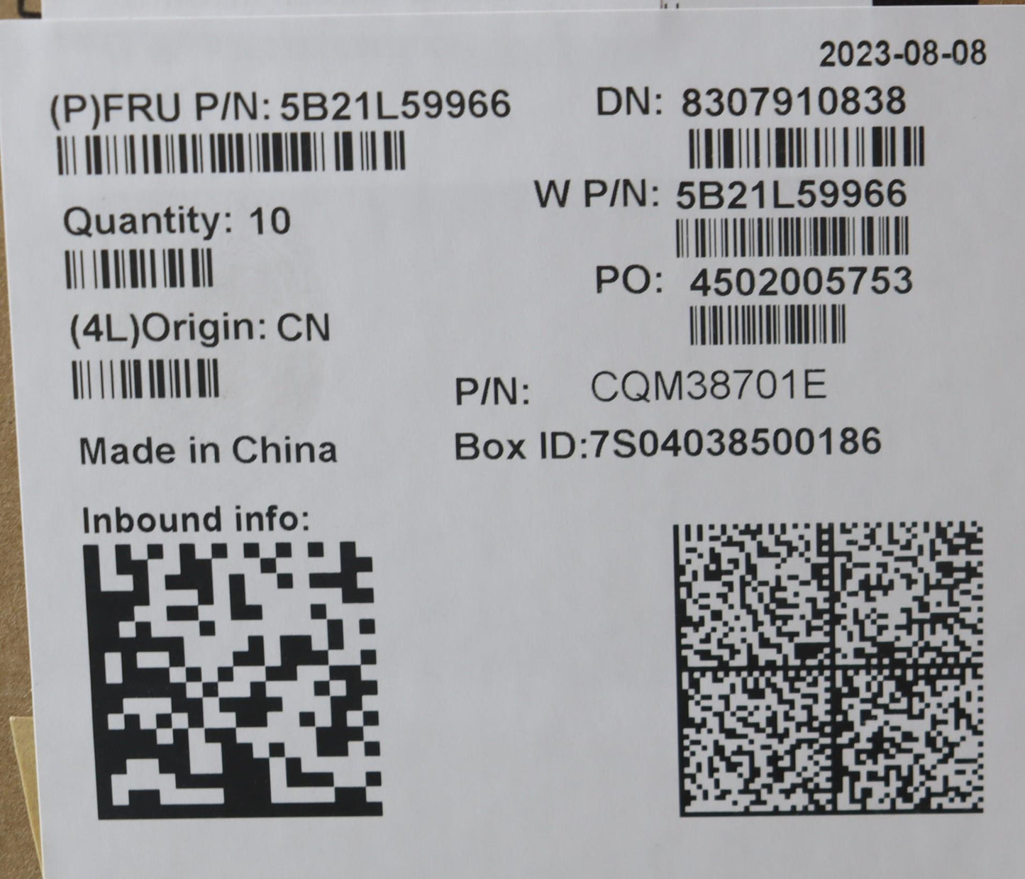 Lenovo Bdplanar I7-1355U16G201Ydl3Nok - 5B21L59966